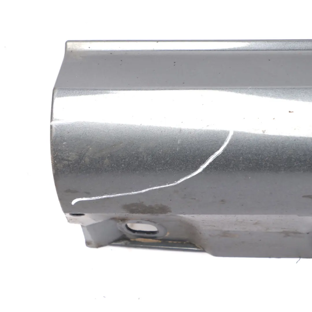 Mercedes W204 Side Skirt Door Sill Cover Right O/S Tenorite Grey Metallic - 755