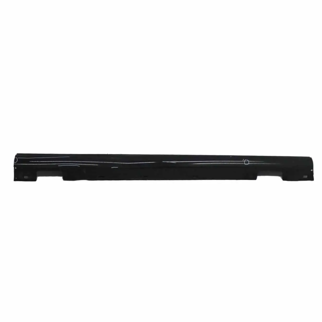 Mercedes C204 AMG Side Skirt Styling Door Sill Cover Right O/S Obsidian Black