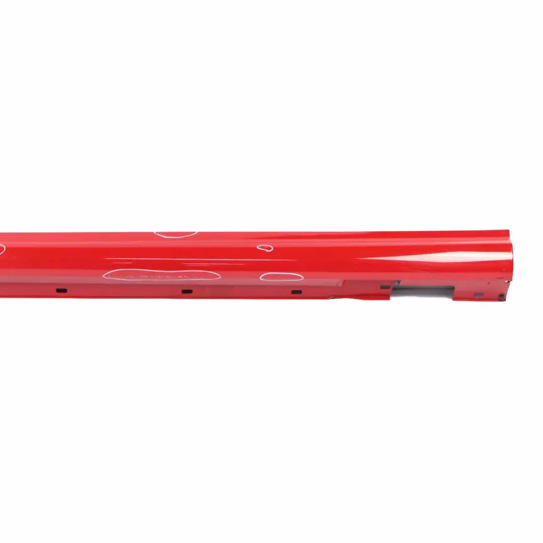 Mercedes W204 C63 Side Skirt Cover AMG Left N/S Sill Panel Fire Opal Red 590