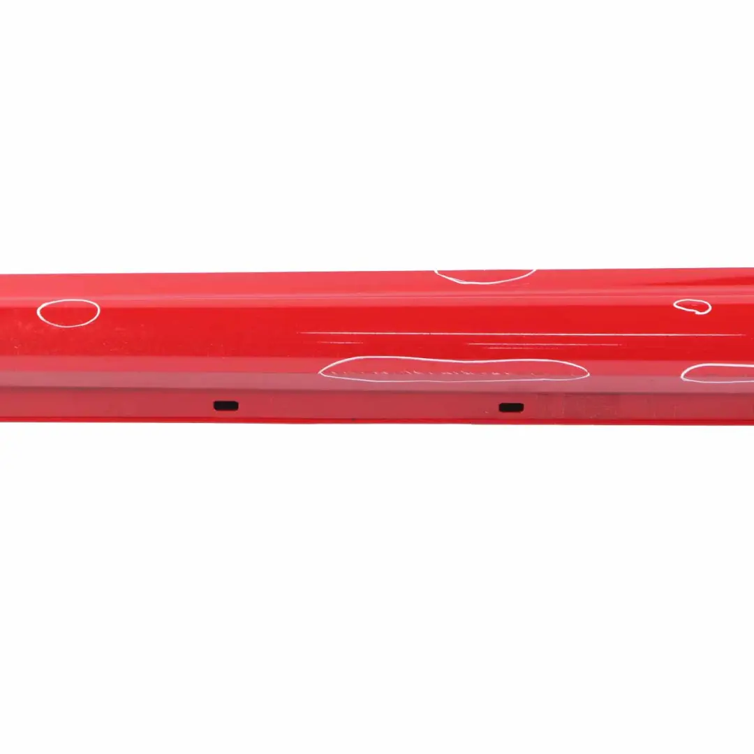 Mercedes W204 C63 Side Skirt Cover AMG Left N/S Sill Panel Fire Opal Red 590