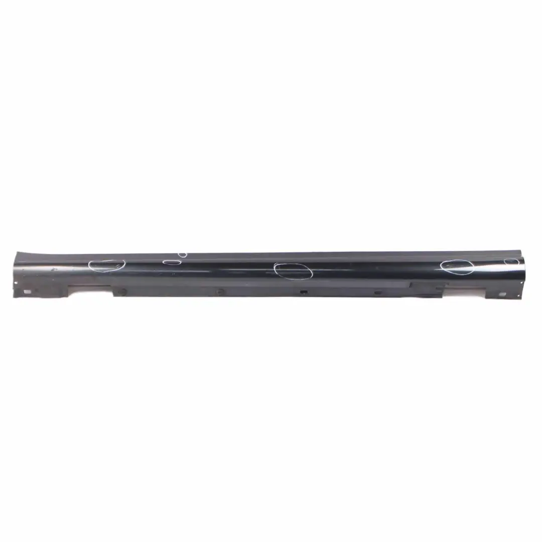 Mercedes W204 C63 Side Skirt Cover AMG Left N/S Sill Panel Magnetite Black - 183