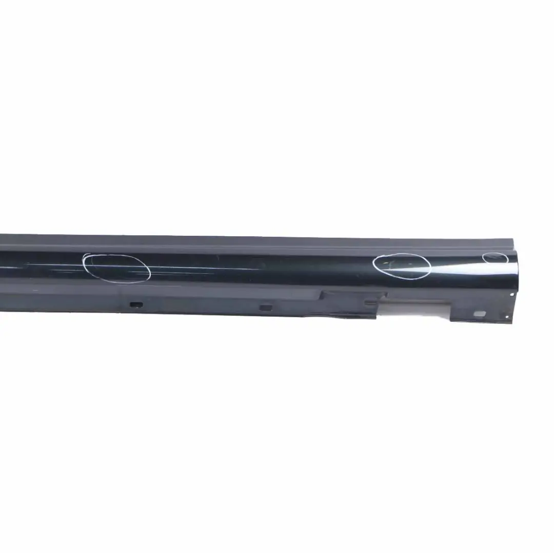 Mercedes W204 C63 Side Skirt Cover AMG Left N/S Sill Panel Magnetite Black - 183