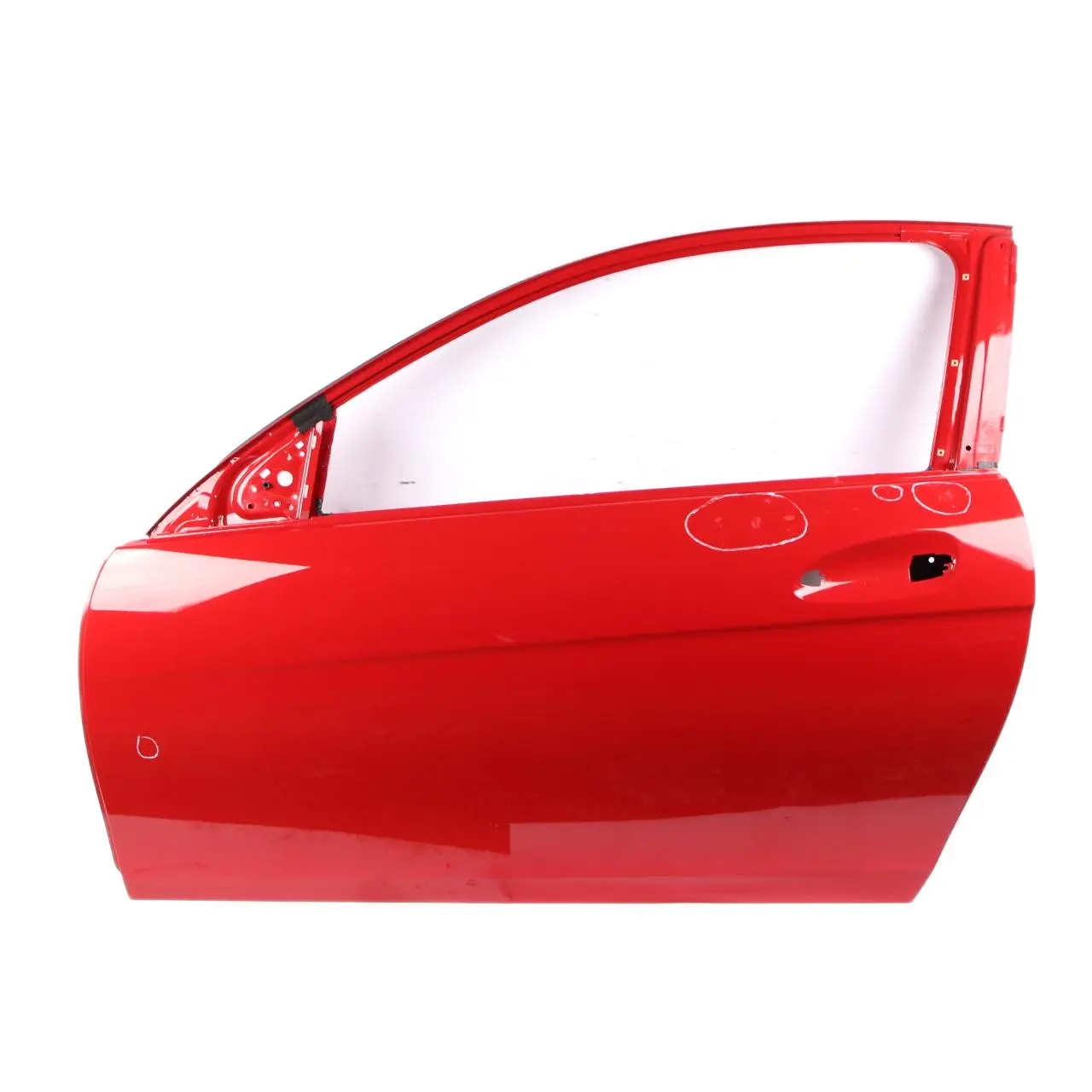 Mercedes W204 Coupe Door Front Left N/S Feueropal Fire Opal Red - 590