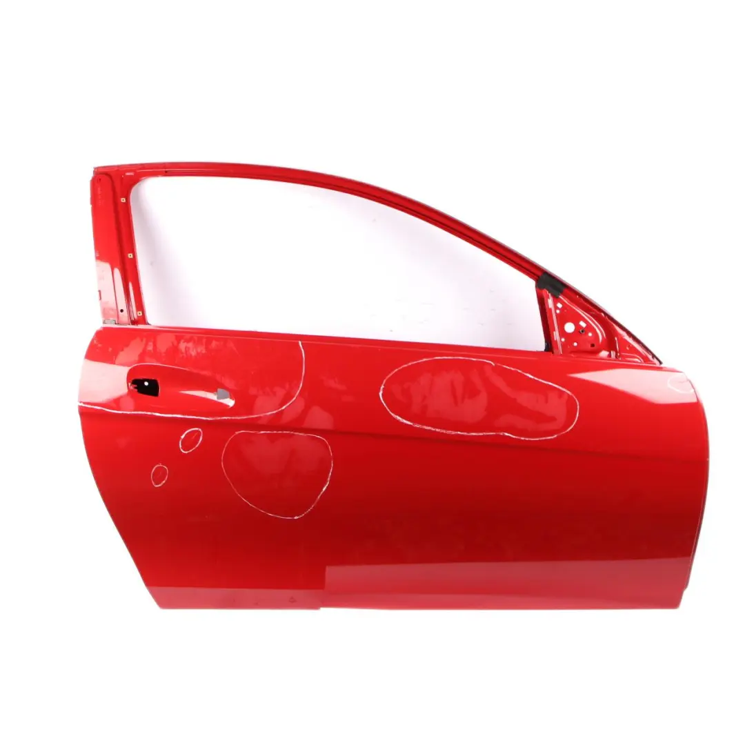 Mercedes W204 Coupe Door Front Right O/S Feueropal Fire Opal Red - 590