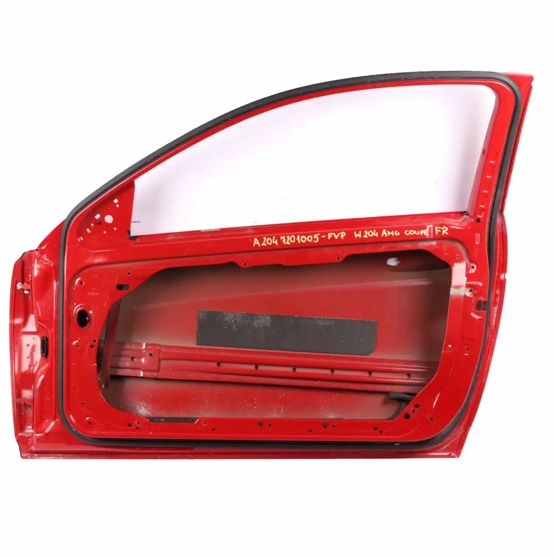 Mercedes W204 Coupe Door Front Right O/S Feueropal Fire Opal Red - 590