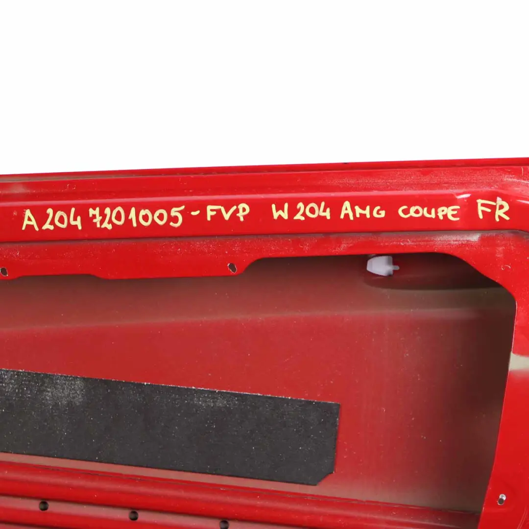 Mercedes W204 Coupe Door Front Right O/S Feueropal Fire Opal Red - 590