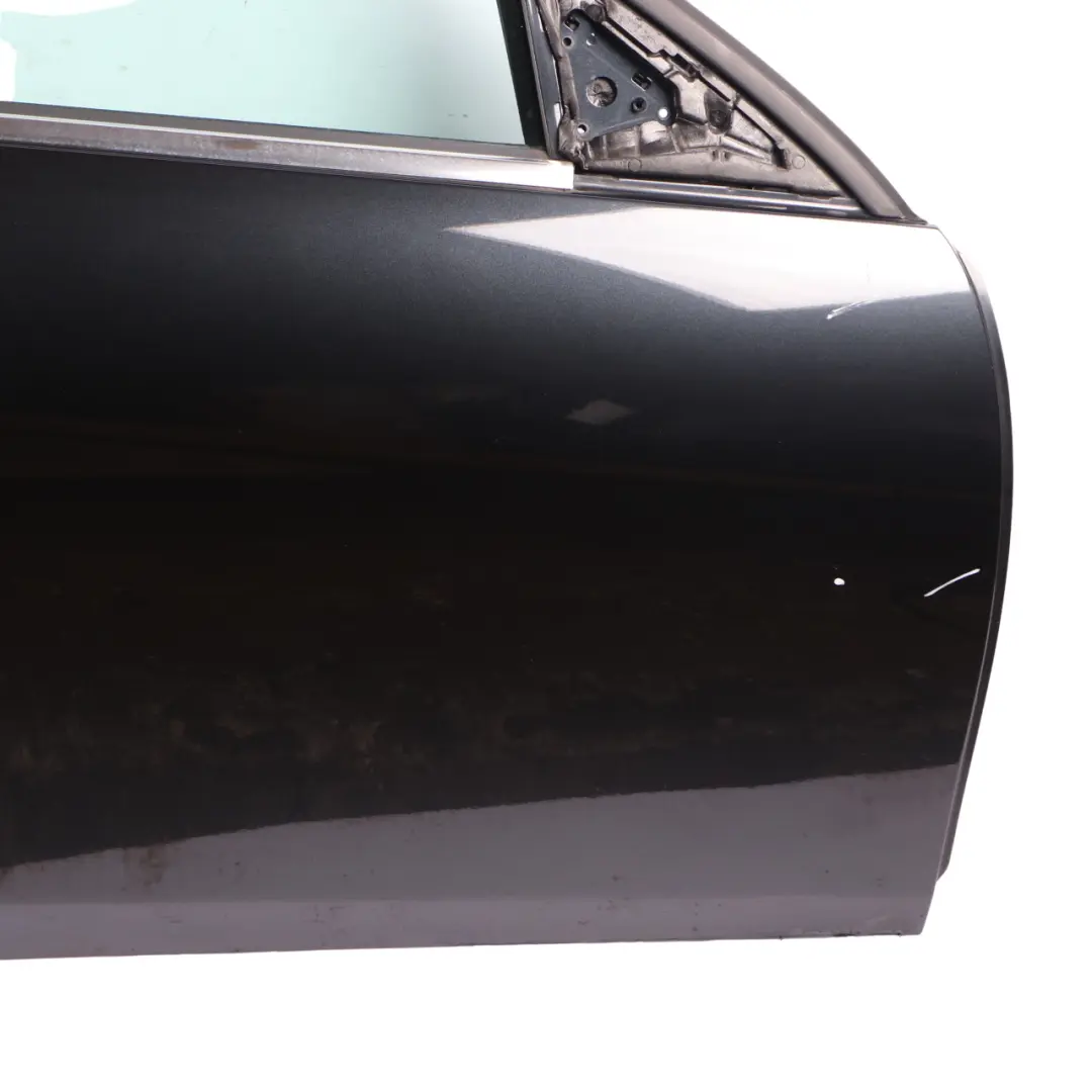 Door Front Mercedes C204 W204 Coupe Right O/S Magnetite Black Metallic - 183