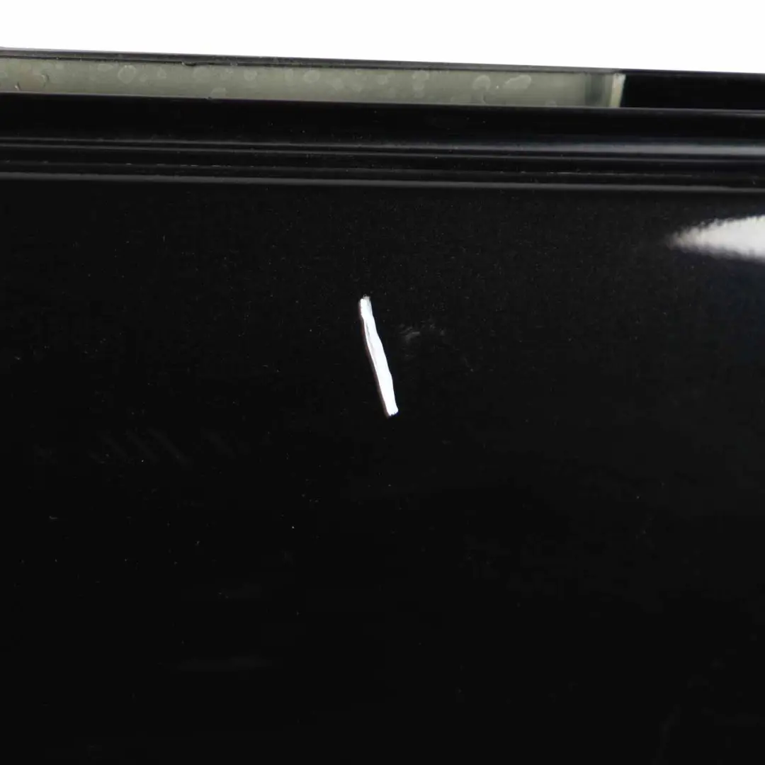 Door Front Mercedes C204 W204 Coupe Right O/S Obsidian Black Metallic - 197