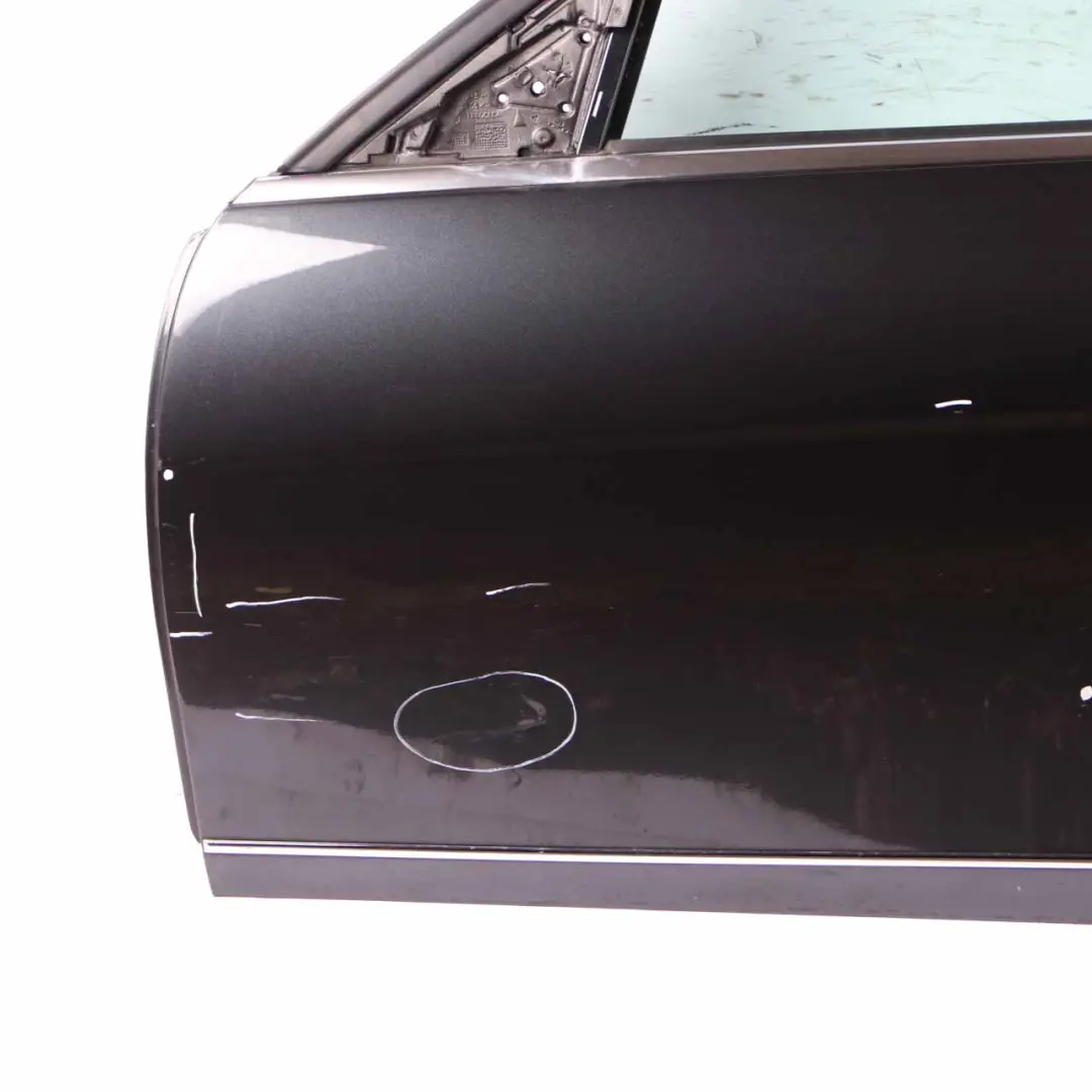 Mercedes W204 Door Front Left N/S Covering Magnetite Black Metallic - 183