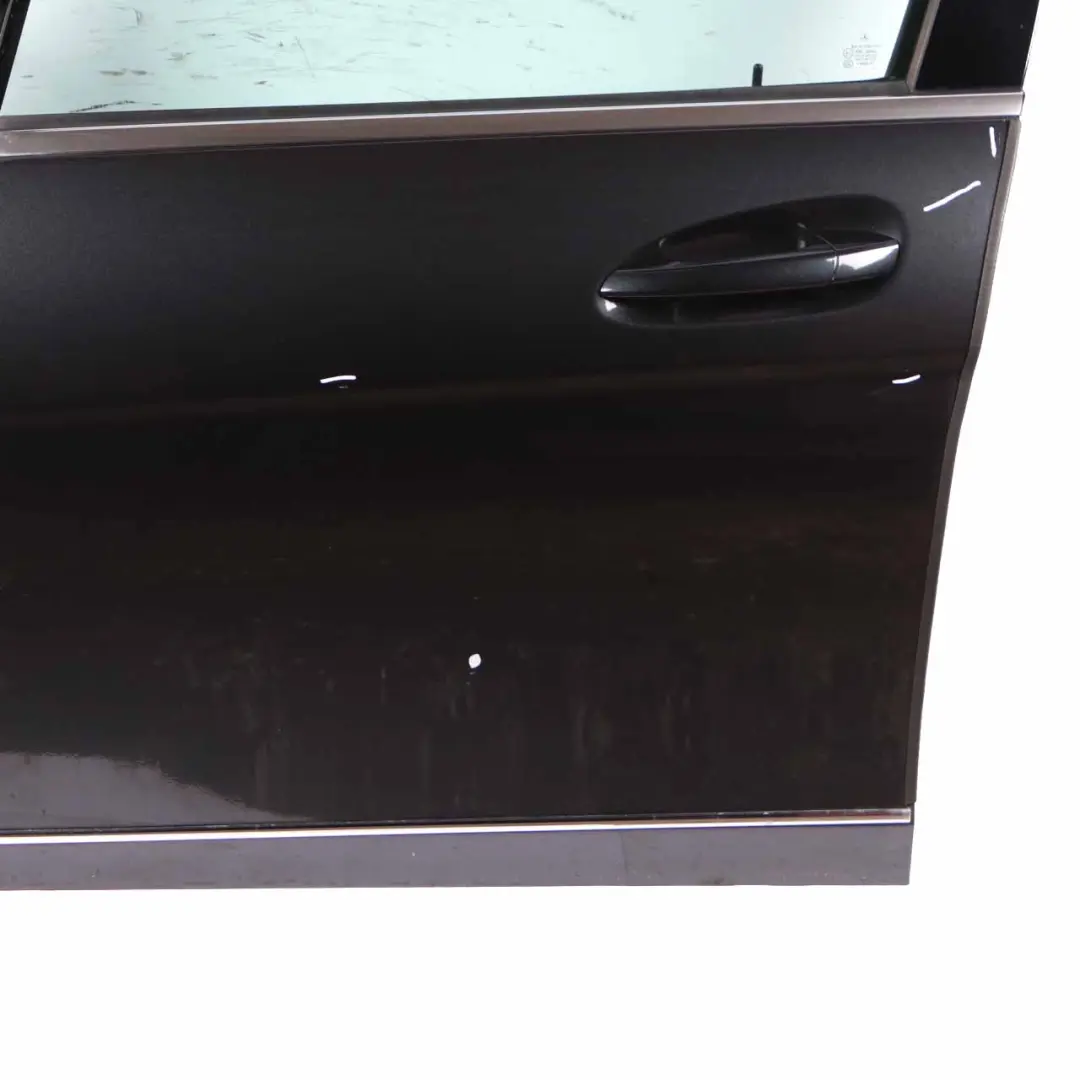 Mercedes W204 Door Front Left N/S Covering Magnetite Black Metallic - 183