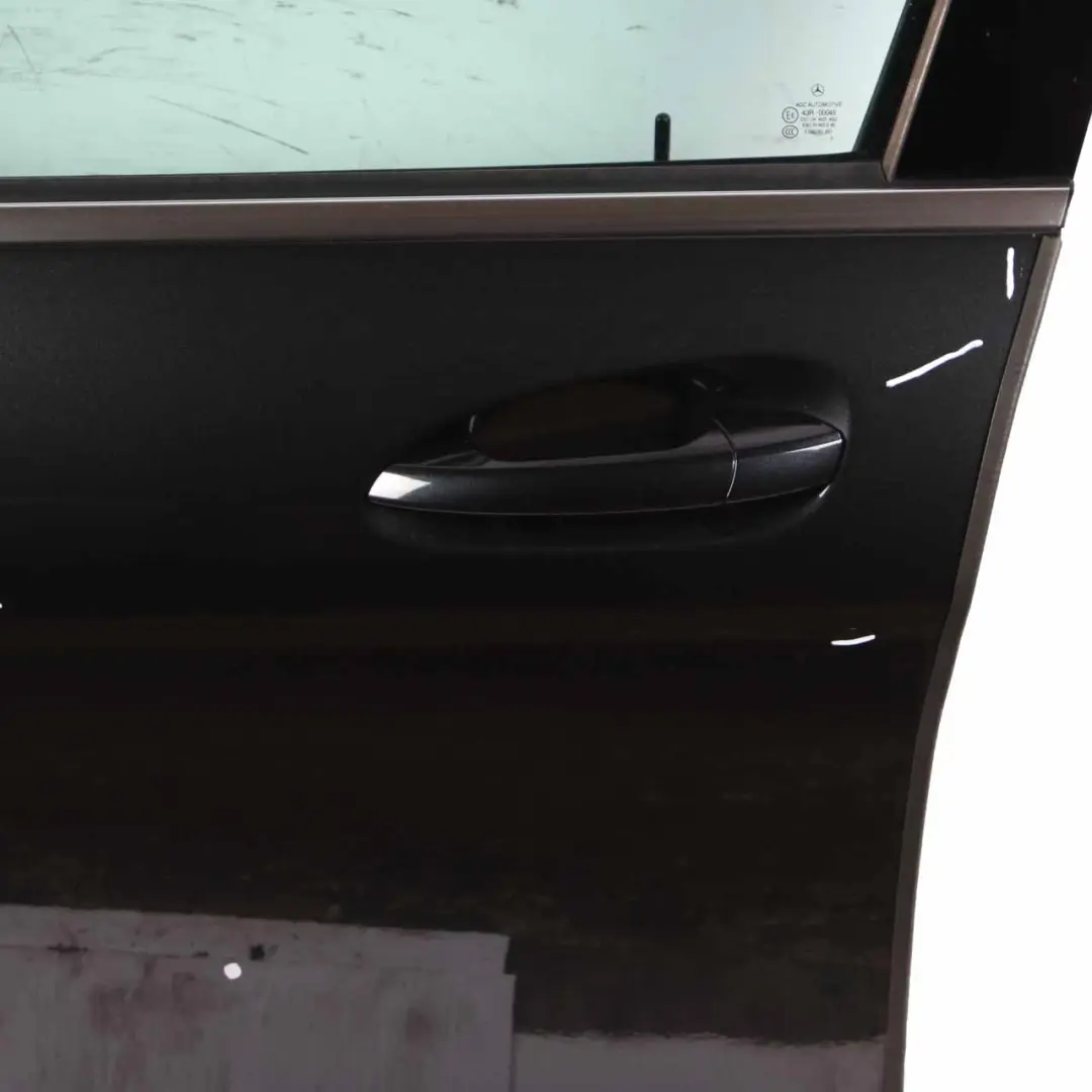 Mercedes W204 Door Front Left N/S Covering Magnetite Black Metallic - 183