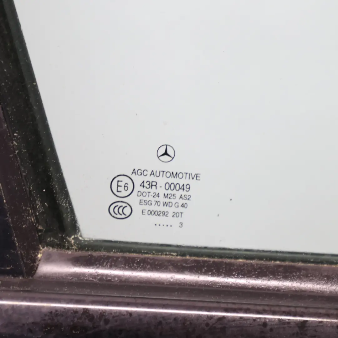 Mercedes W204 Drzwi Przednie Prawe Osłona Schwarz Czarne - 040