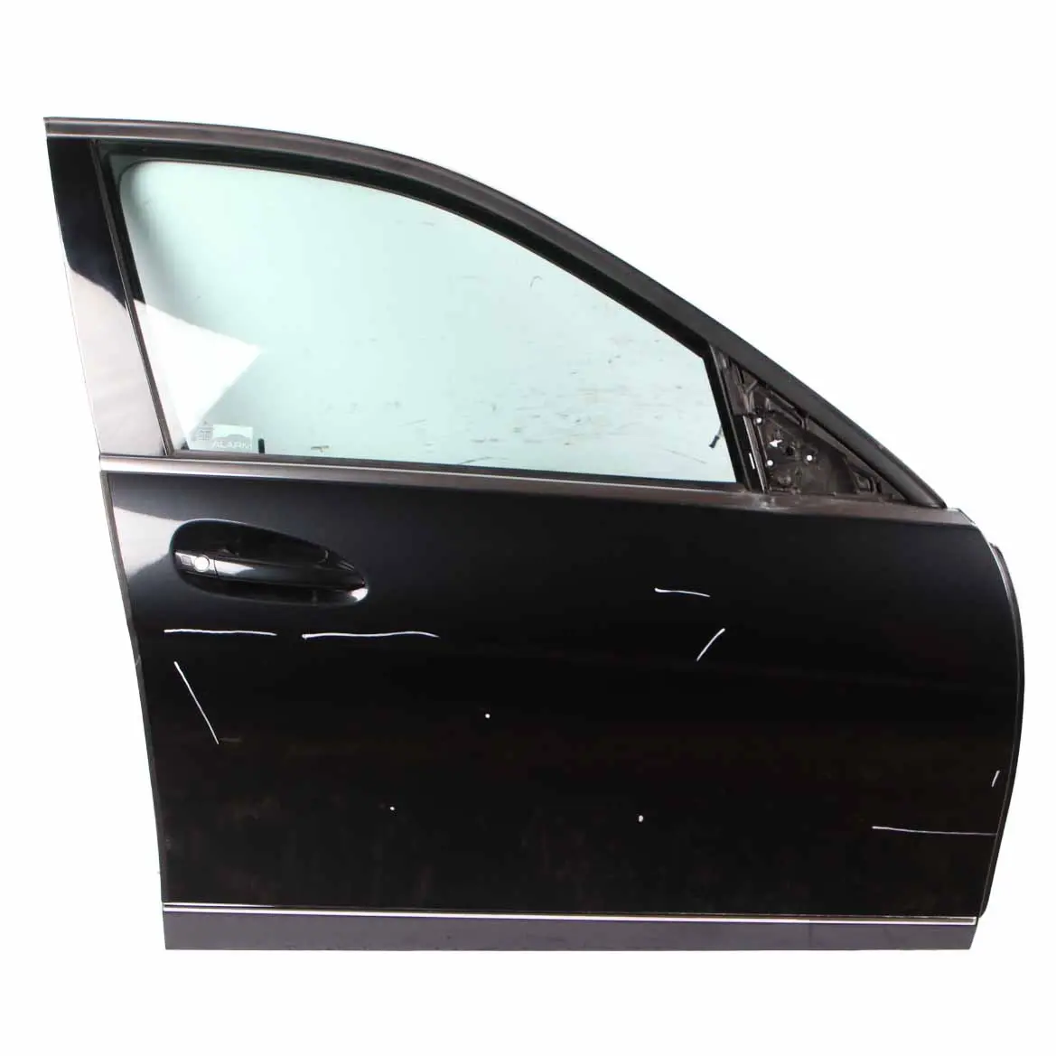 Mercedes W204 Door Front Right O/S Covering Magnetite Black Metallic - 183