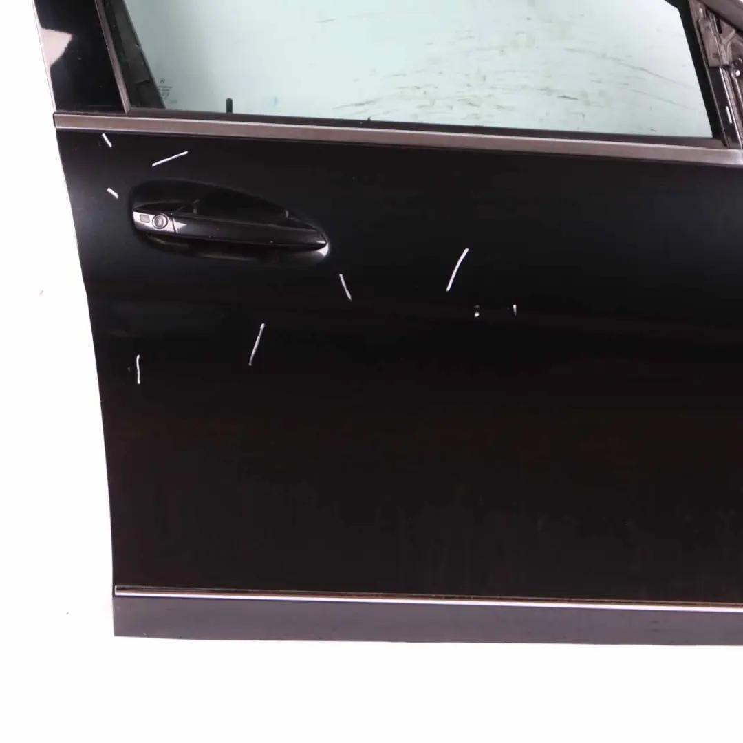 Mercedes W204 Door Front Right O/S Covering Magnetite Black Metallic - 183