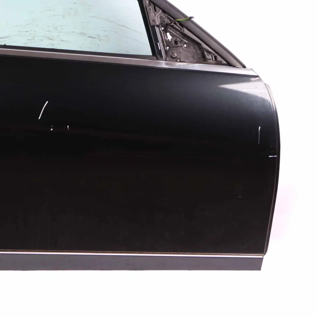 Mercedes W204 Door Front Right O/S Covering Magnetite Black Metallic - 183