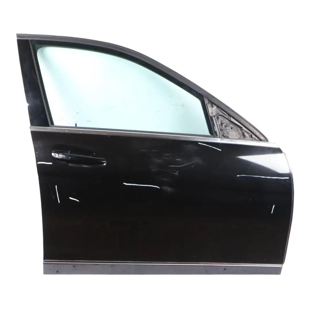 Mercedes W204 Door Front Right O/S Covering Obsidian Black Metallic - 197