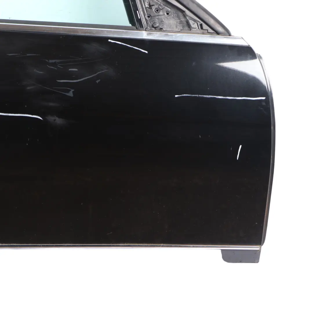 Mercedes W204 Door Front Right O/S Covering Obsidian Black Metallic - 197