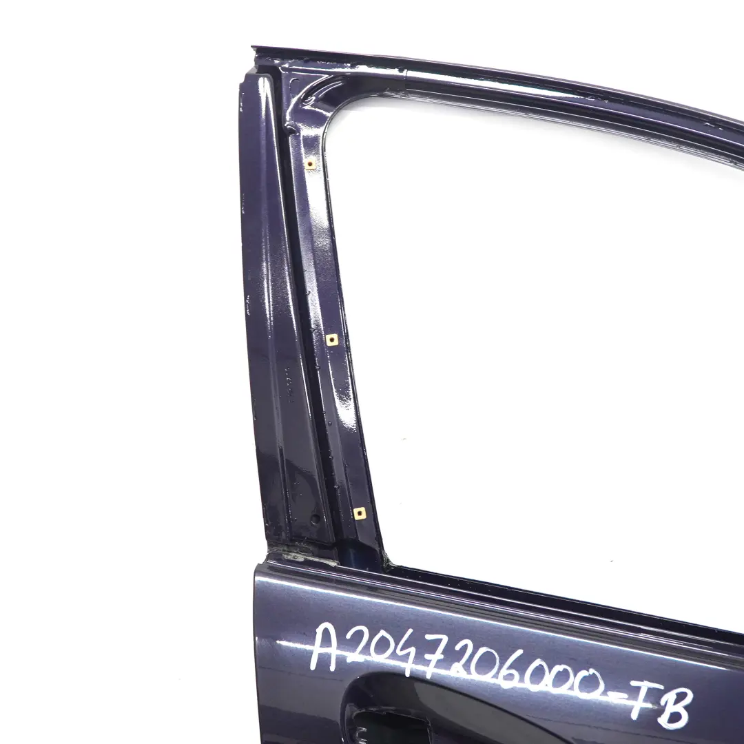 Mercedes W204 Door Front Right O/S Covering Tanzanite Blue Metallic - 359