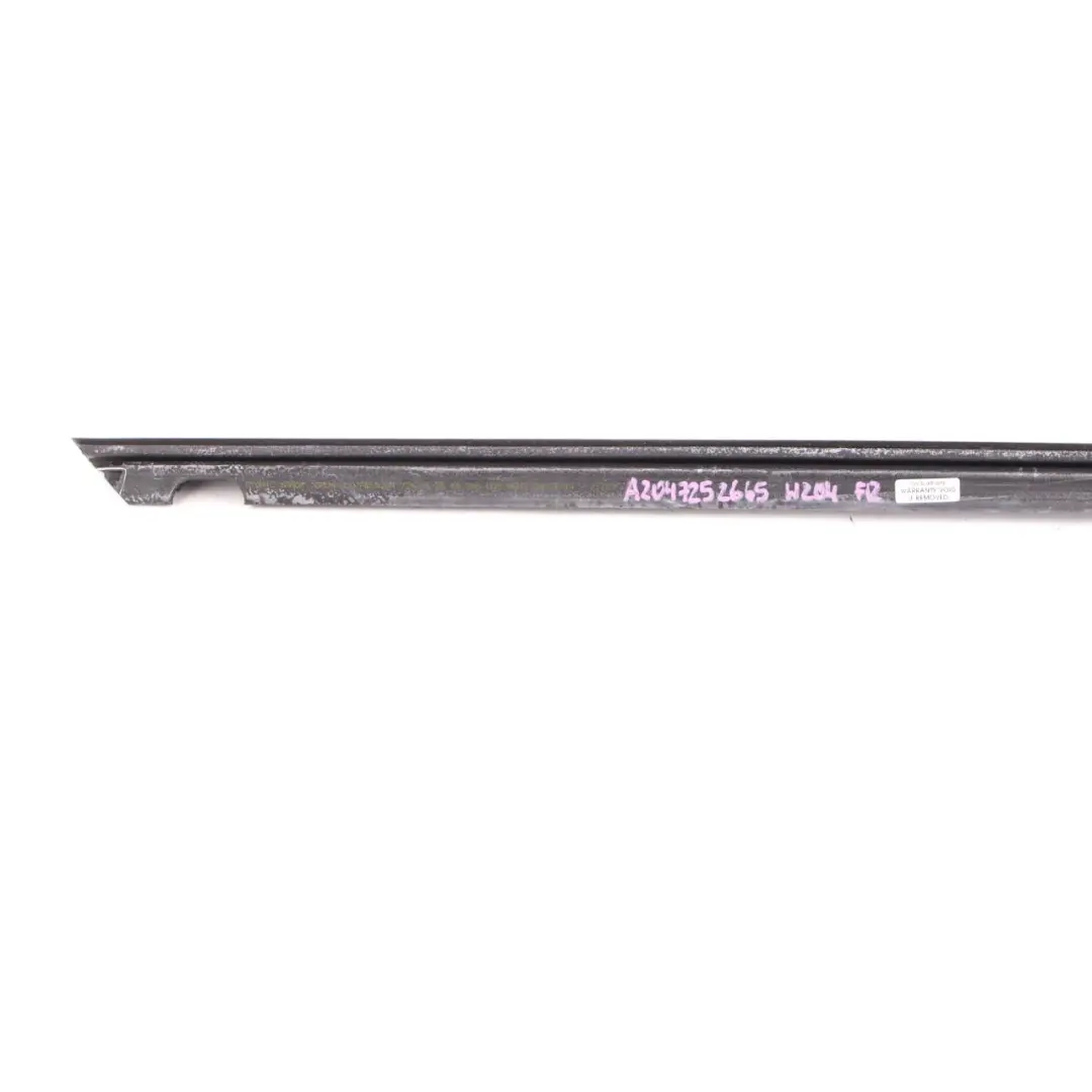 Mercedes W204 Door Window Seal Weather Gasket Trim Rail Front Right A2047252665