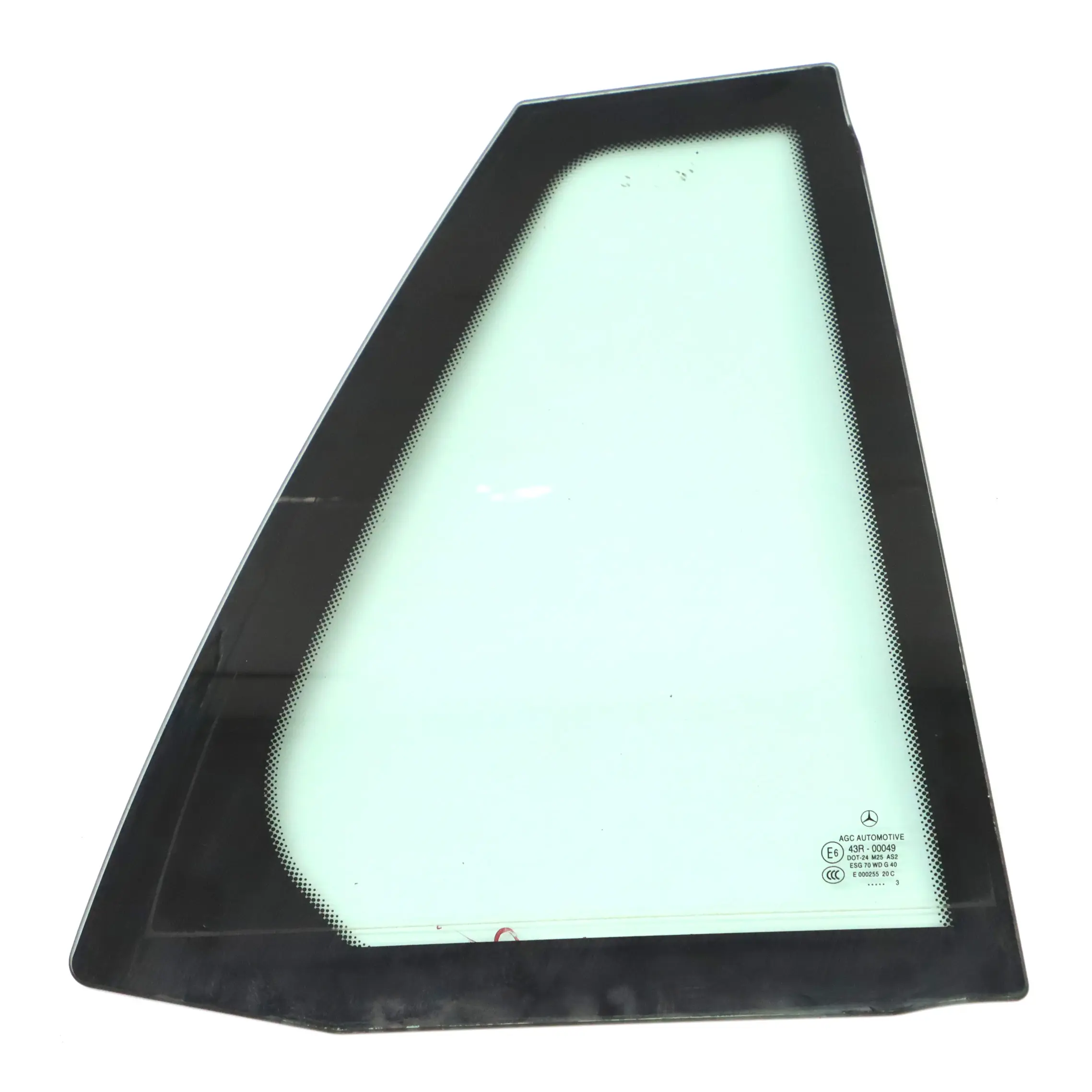 Mercedes S204 Estate Window Glass Rear Door Right O/S Side Green AS2 A2047300455