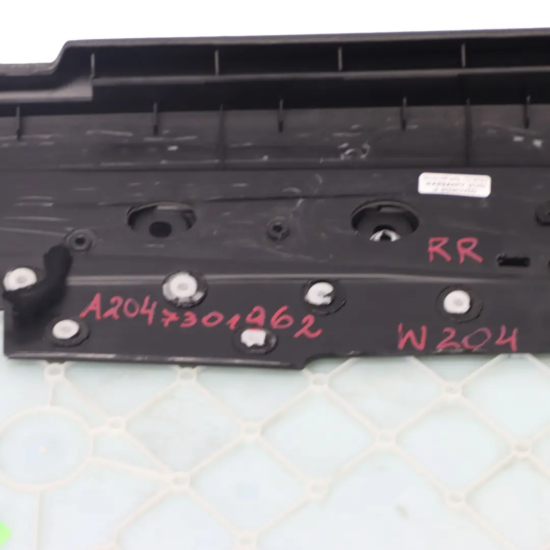 Mercedes-Benz C W204 Rear Right Door Card Trim Panel Black A2047301962