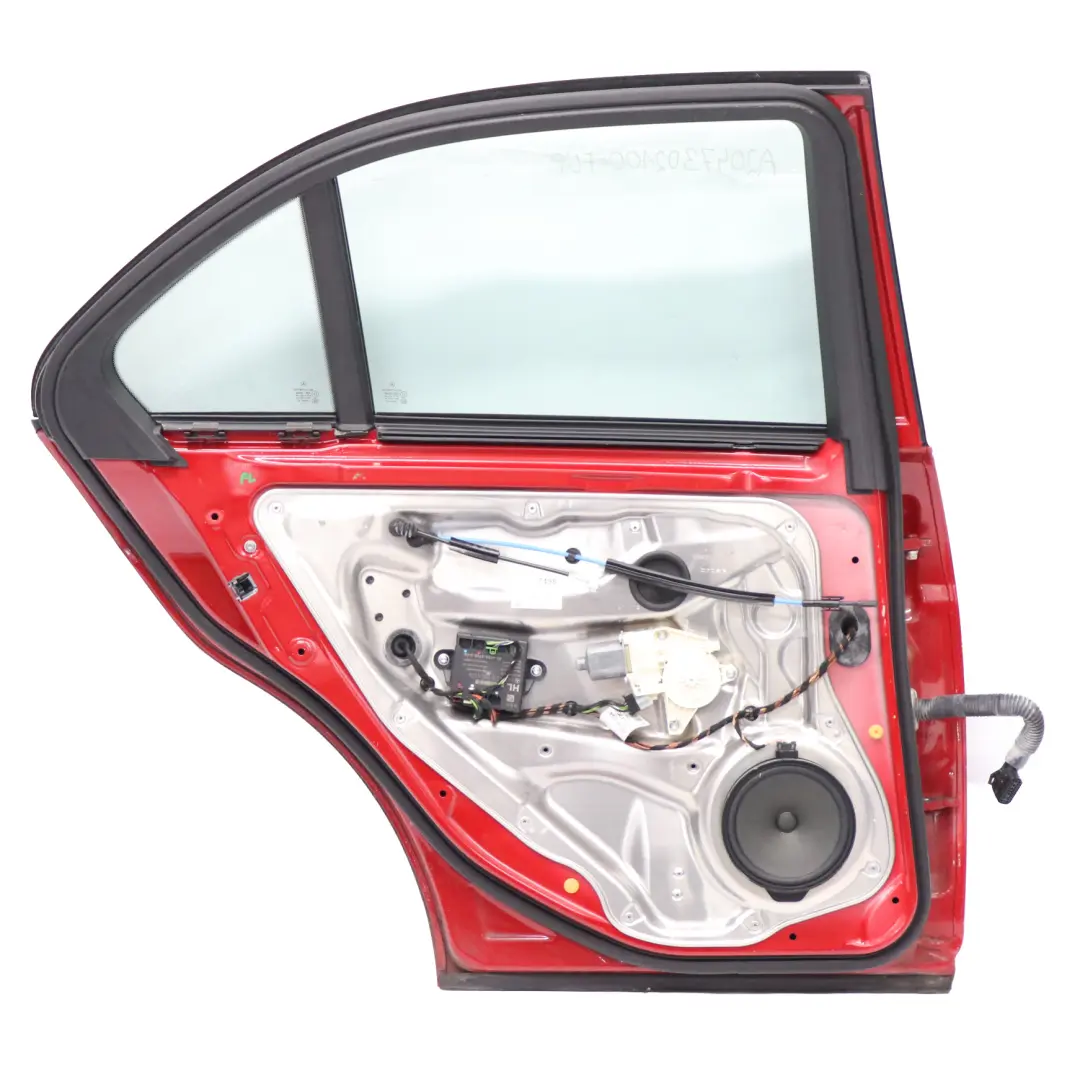 Mercedes W204 Door Rear Left N/S Covering Fire Opal Red - 590