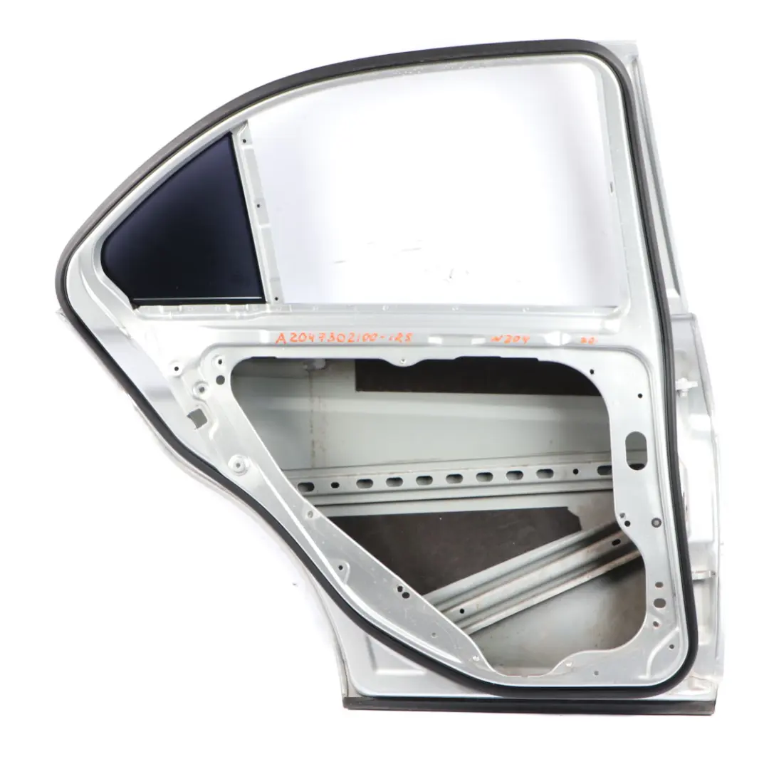 Mercedes W204 Door Rear Left N/S C-Class Saloon Iridium Silver Metallic - 775