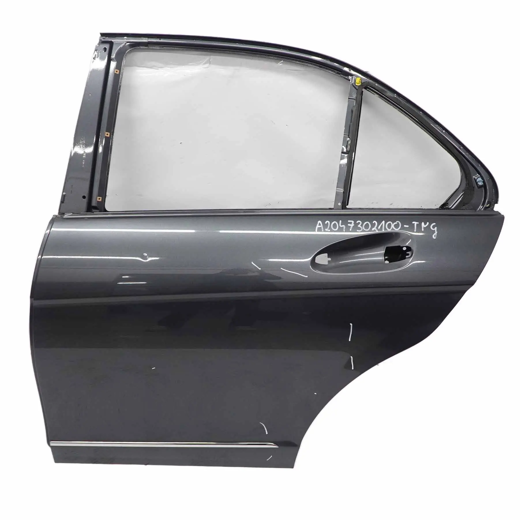 Mercedes W204 Door Rear Left N/S Covering Tenorite Grey Metallic - 755