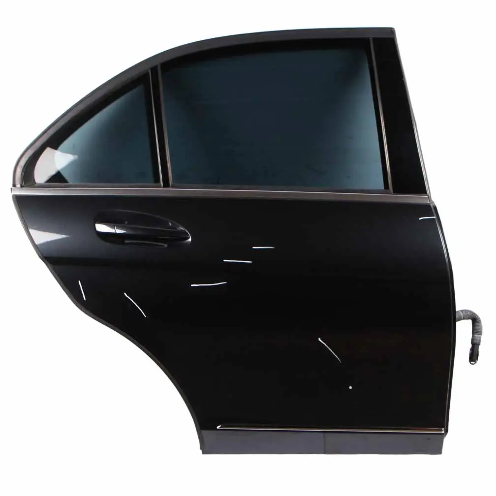 Mercedes W204 Door Rear Right O/S Covering Magnetite Black Metallic - 183