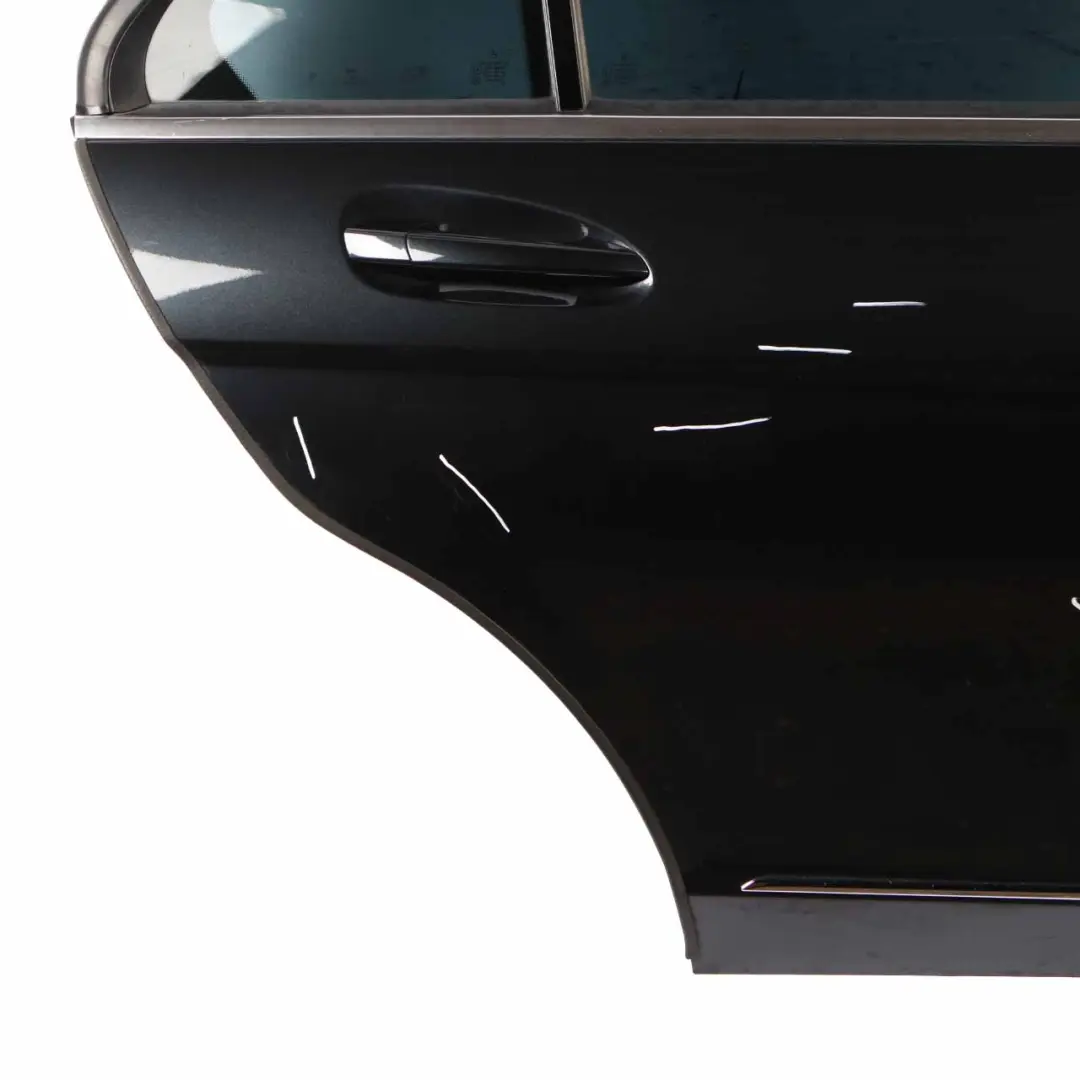 Mercedes W204 Door Rear Right O/S Covering Magnetite Black Metallic - 183