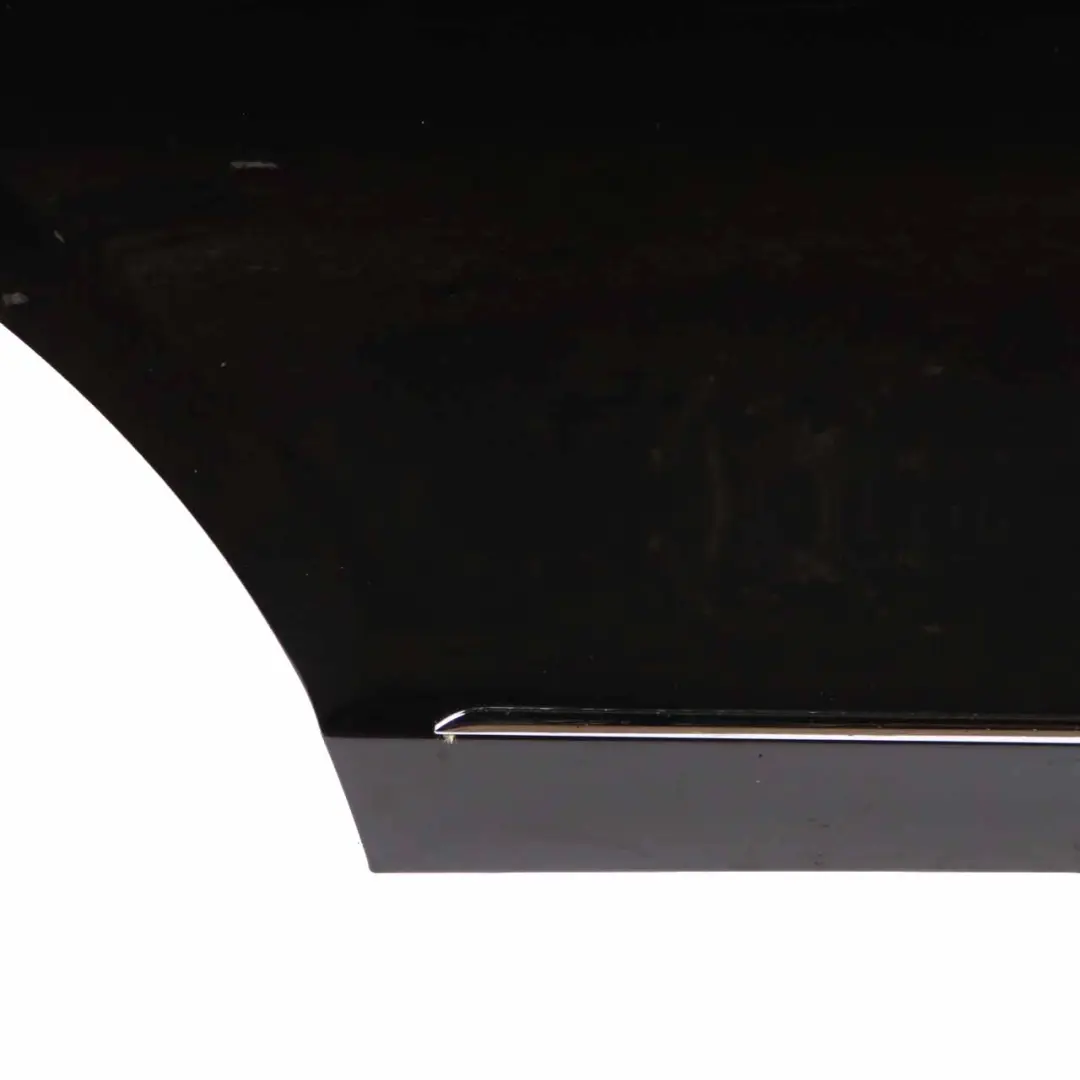 Mercedes W204 Door Rear Right O/S Covering Obsidian Black Metallic - 197