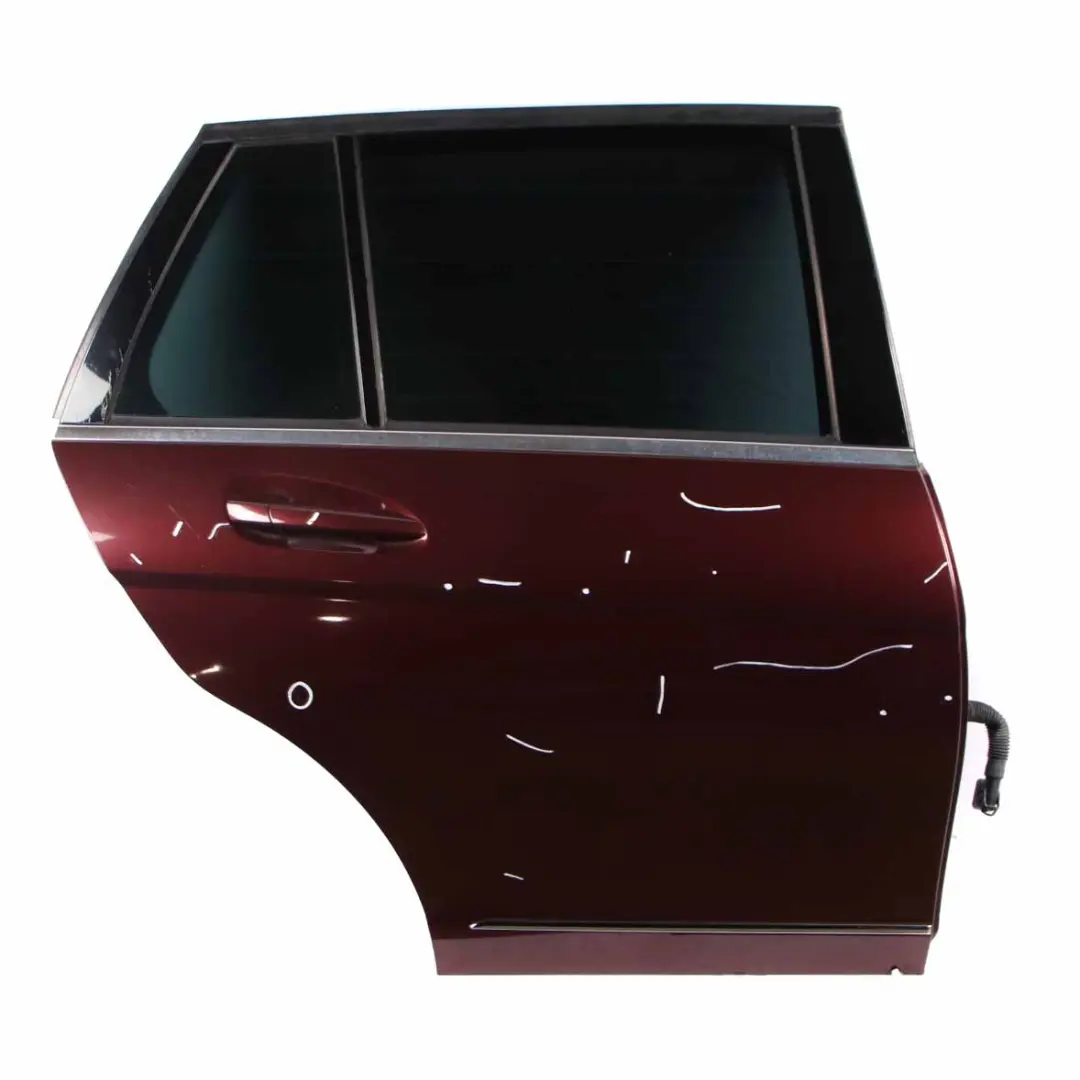 Mercedes S204 Estate Door Rear Right O/S Covering Carneol Red Metallic - 544