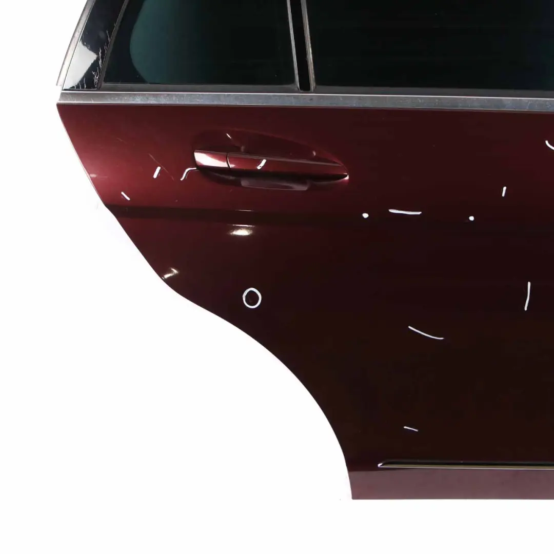 Mercedes S204 Estate Door Rear Right O/S Covering Carneol Red Metallic - 544