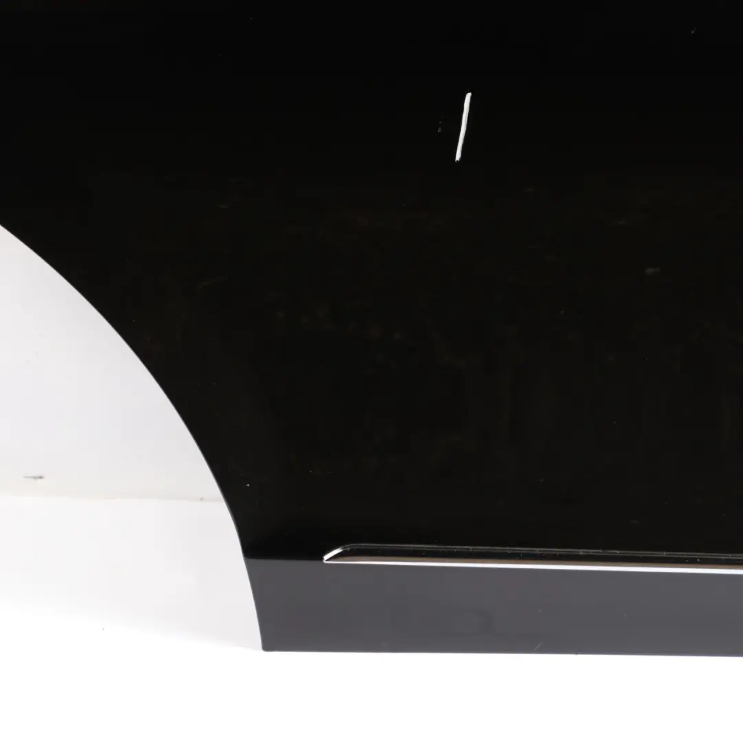 Mercedes S204 Estate Door Rear Right O/S Covering Obsidian Black Metallic - 197