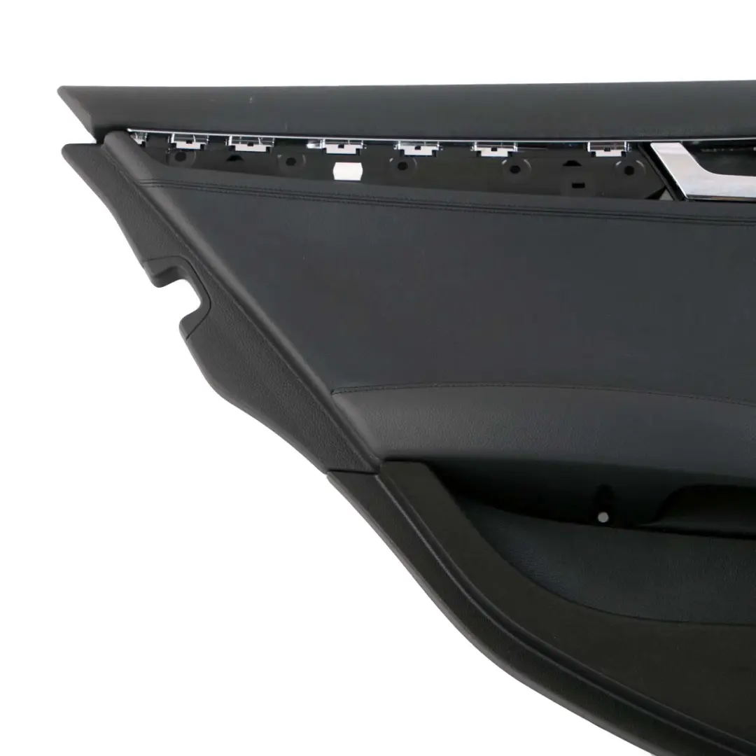 Mercedes W204 Panel embellecedor puerta trasera izquierda cuero negro