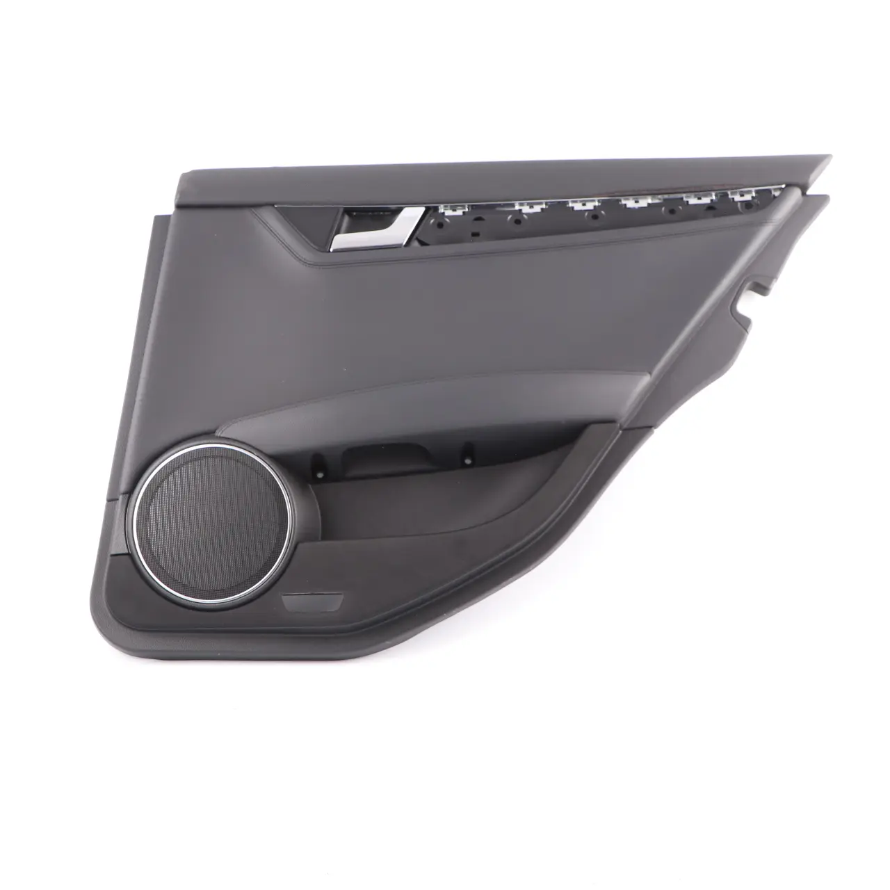 Door Card Mercedes W204 Rear Right O/S Door Lining Trim Panel Leather Black