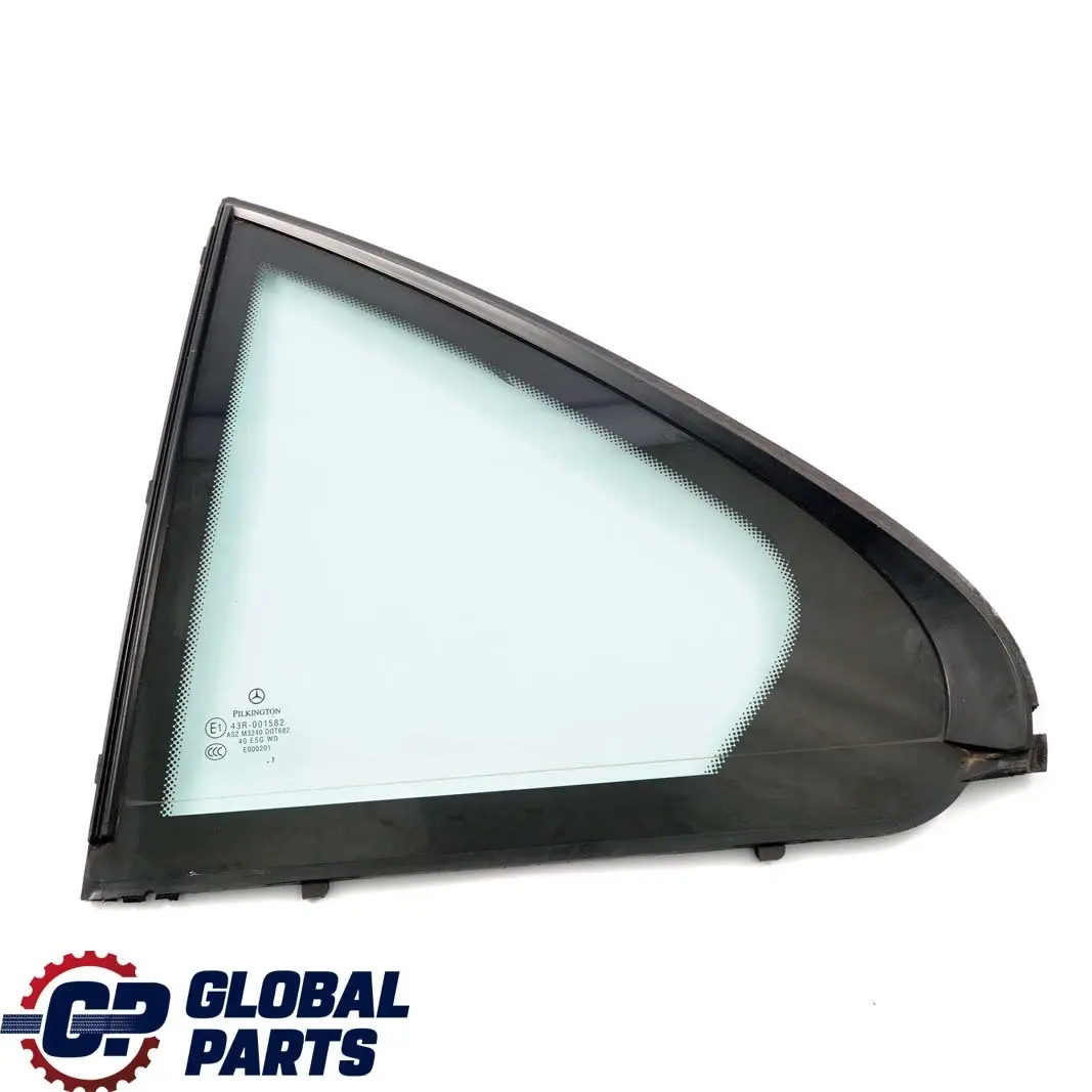 Mercedes-Benz C-Class W204 Rear Left N/S Quarter Side Window Green Glass AS2