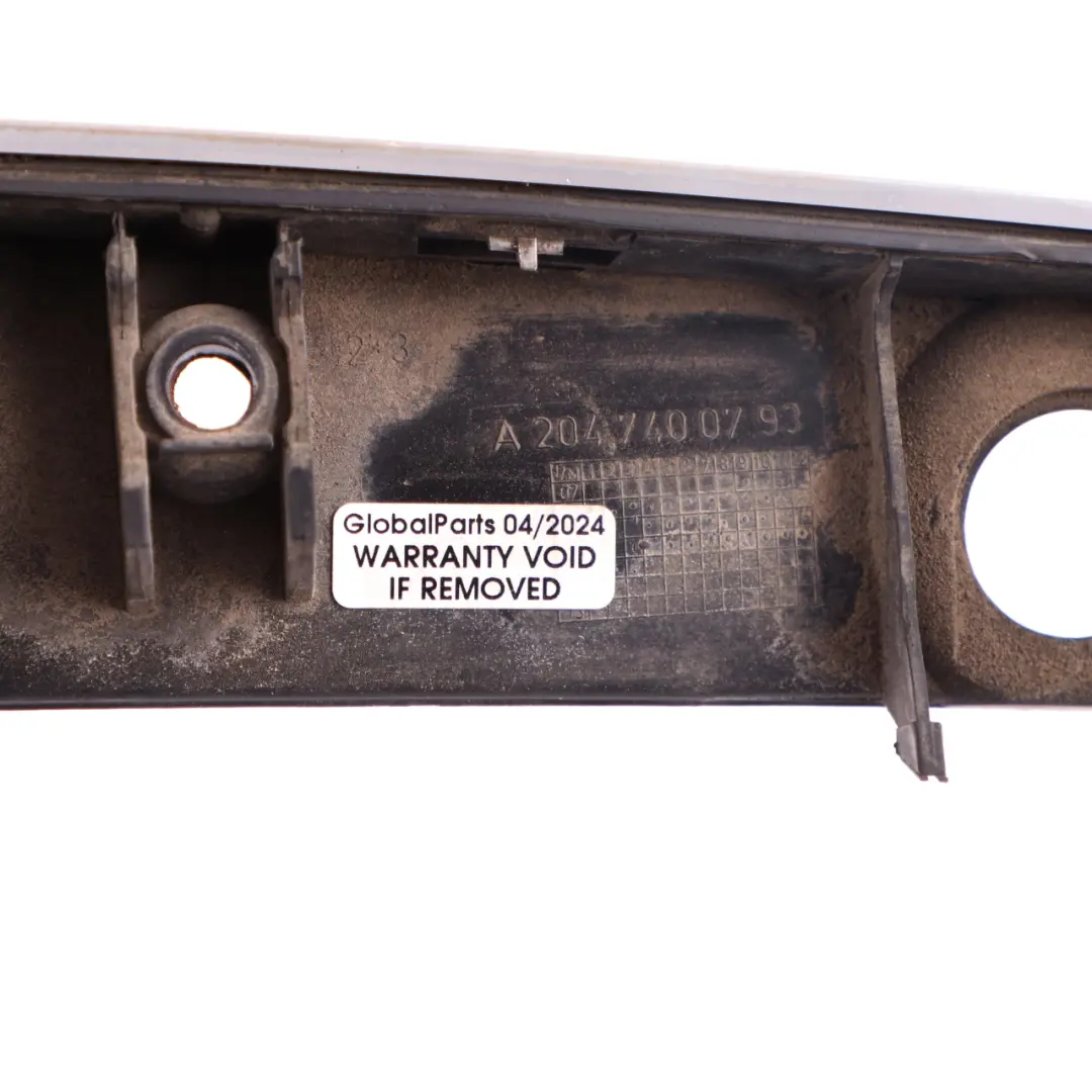 Trunk Trim Mercedes W204 Rear Lid Tailgate Panel Cover Boot Chrome A2047400793