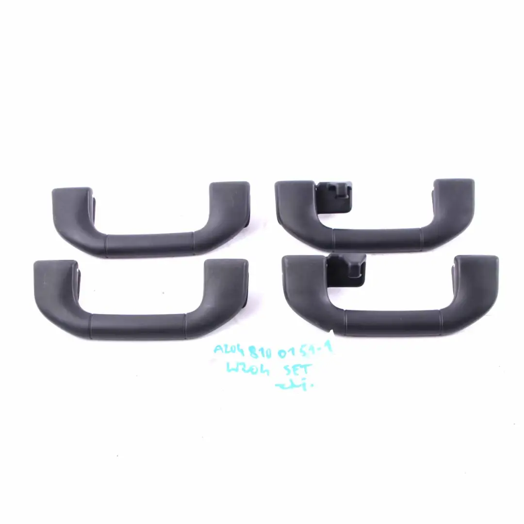 Mercedes W204 W212 Haltegriff Dach vorne hinten links rechts Set Schwarz 1