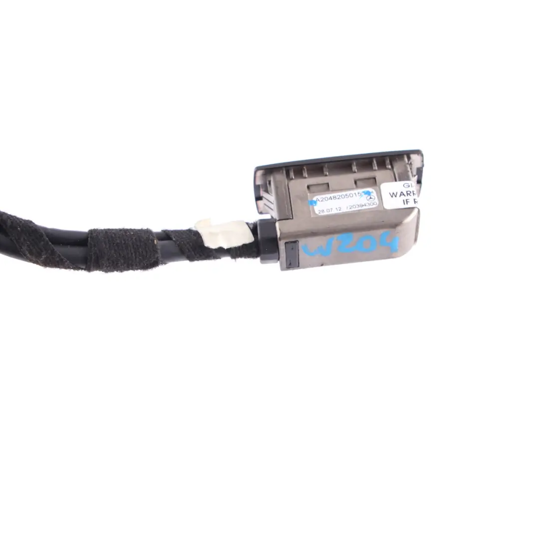 Mercedes W204 W207 Cableado Loom Arnés AUX Jack A2048205015