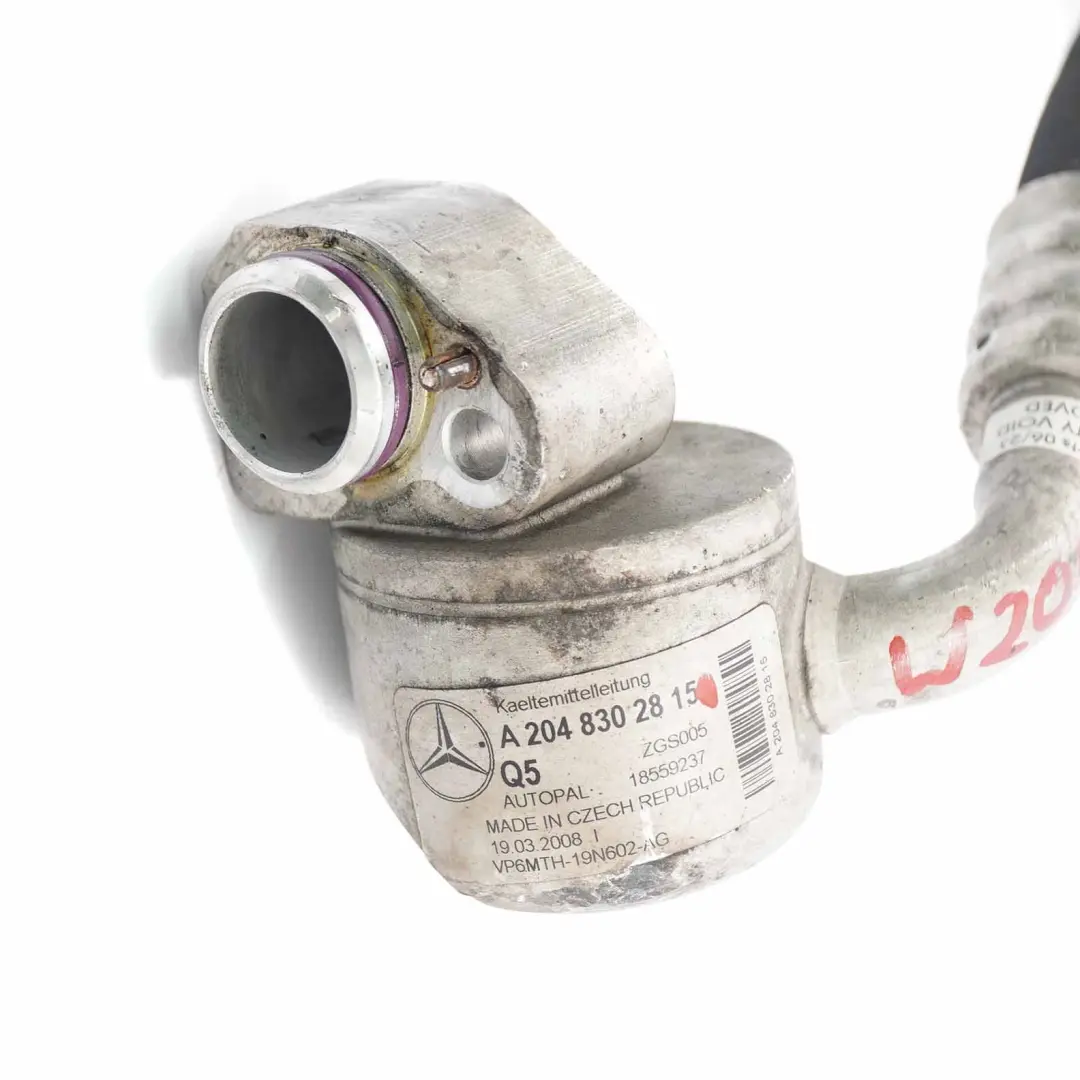 Air Conditioning Pipe Mercedes W204 W207 Refrigerant A/C Hose Line A2048302815