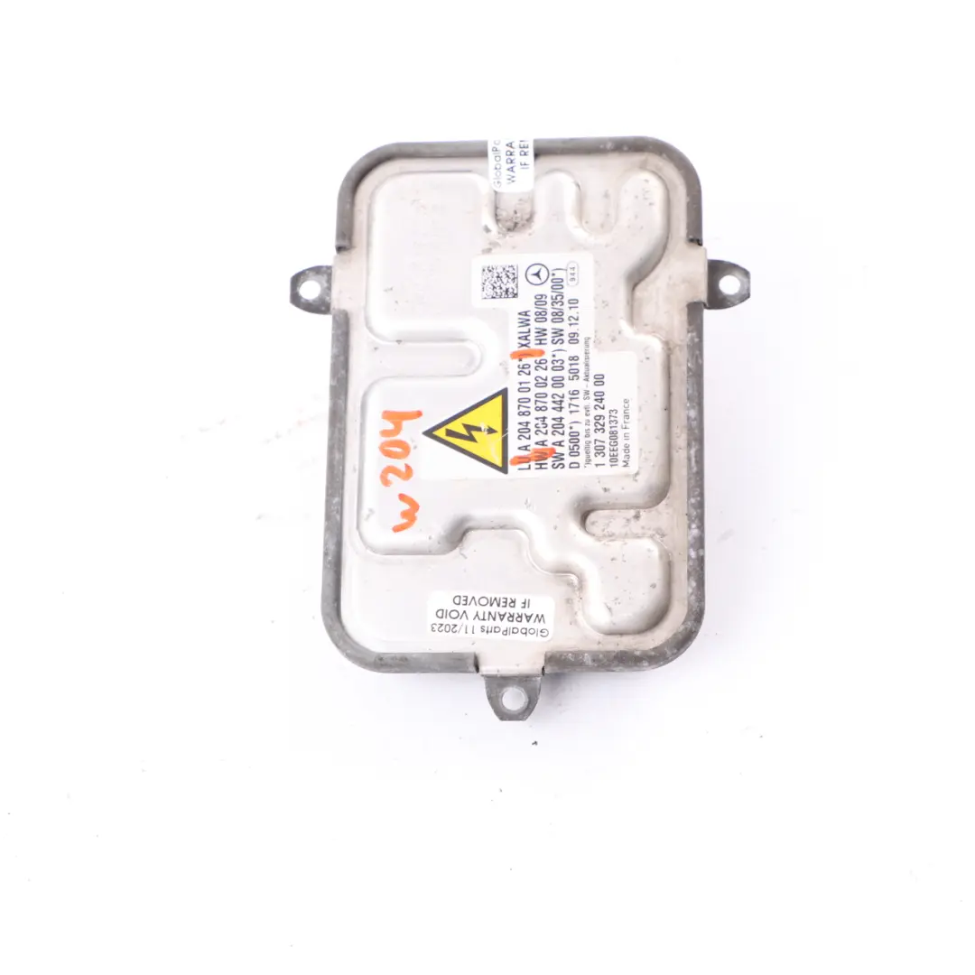 Mercedes W204 Xenon Headlight Ballast Control Unit Module A2048700126