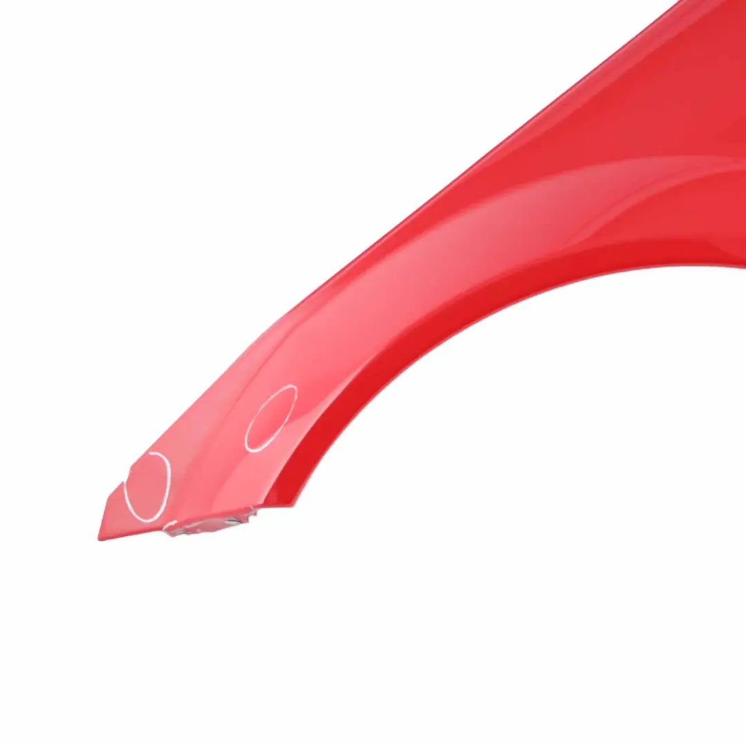 Mercedes W204 AMG C63 Front Left N/S Side Panel Wing Fender Feueropal Red - 590