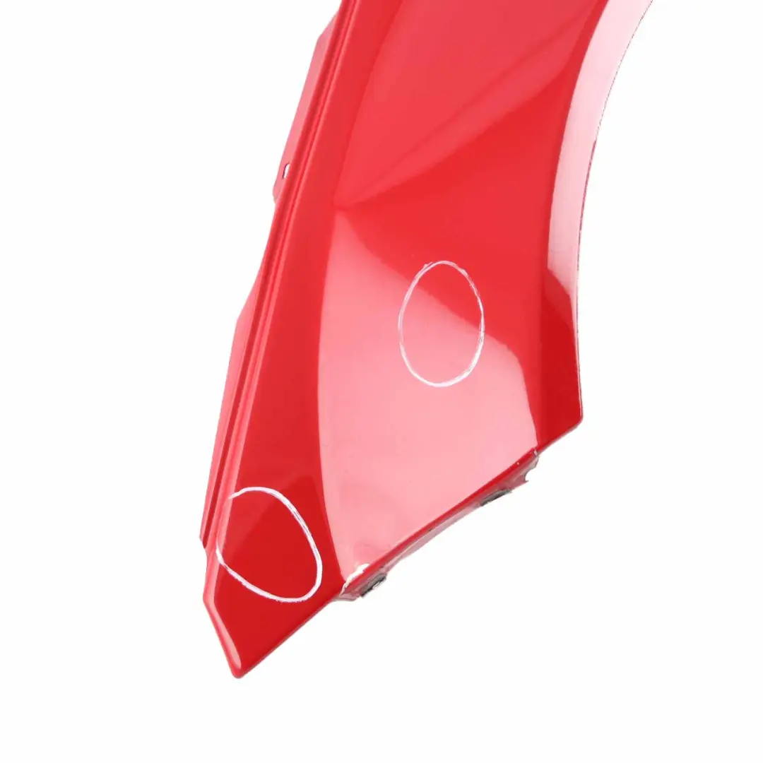 Mercedes W204 AMG C63 Front Left N/S Side Panel Wing Fender Feueropal Red - 590