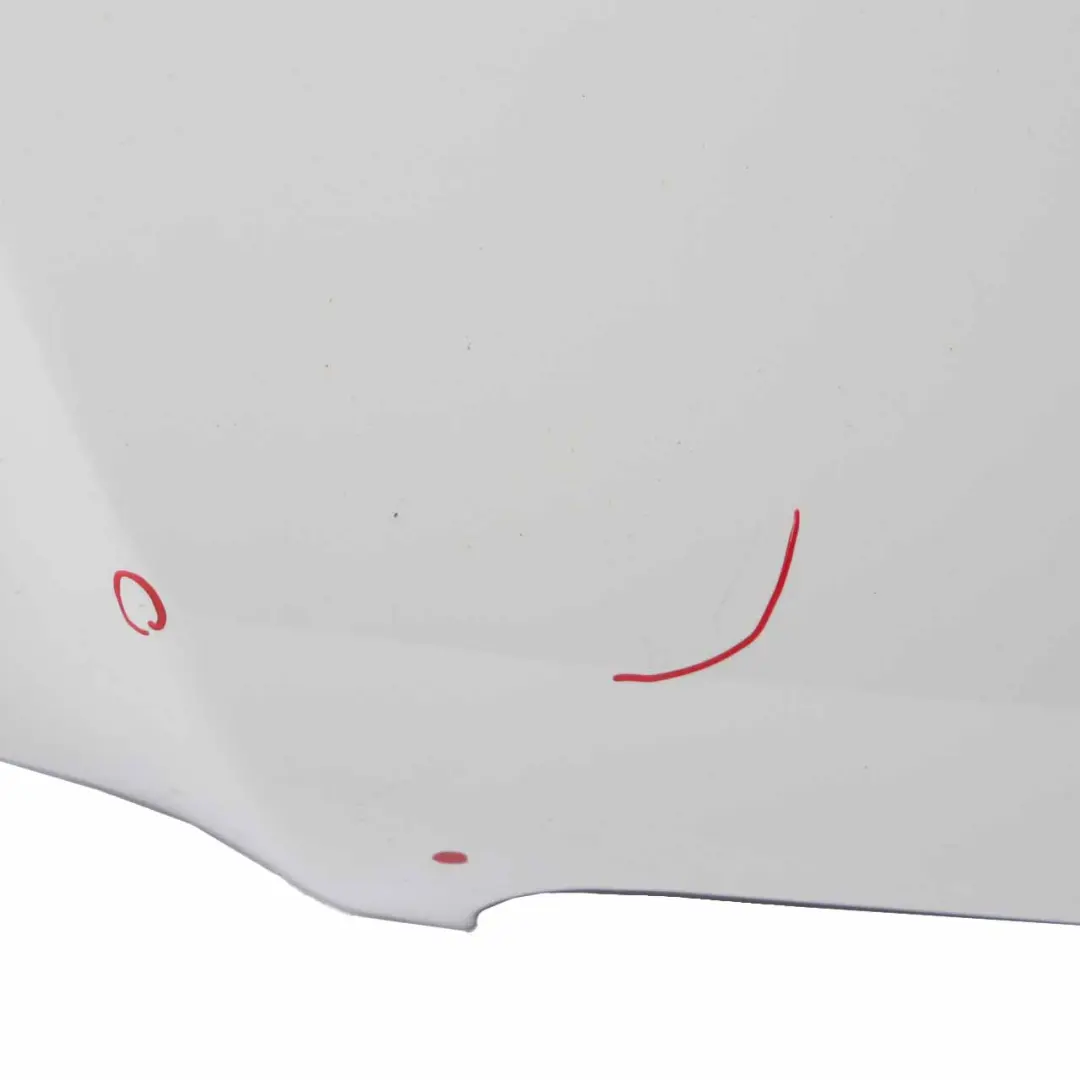 Mercedes W204 Hood Bonnet Trim Panel Engine Cover Polar White - 149