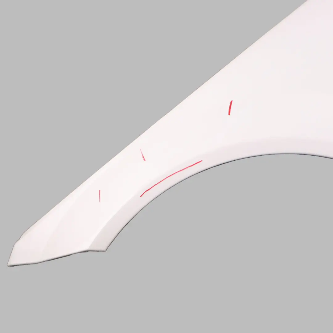 Mercedes W204 Side Wing Panel Front Left N/S Fender Polar White - 149