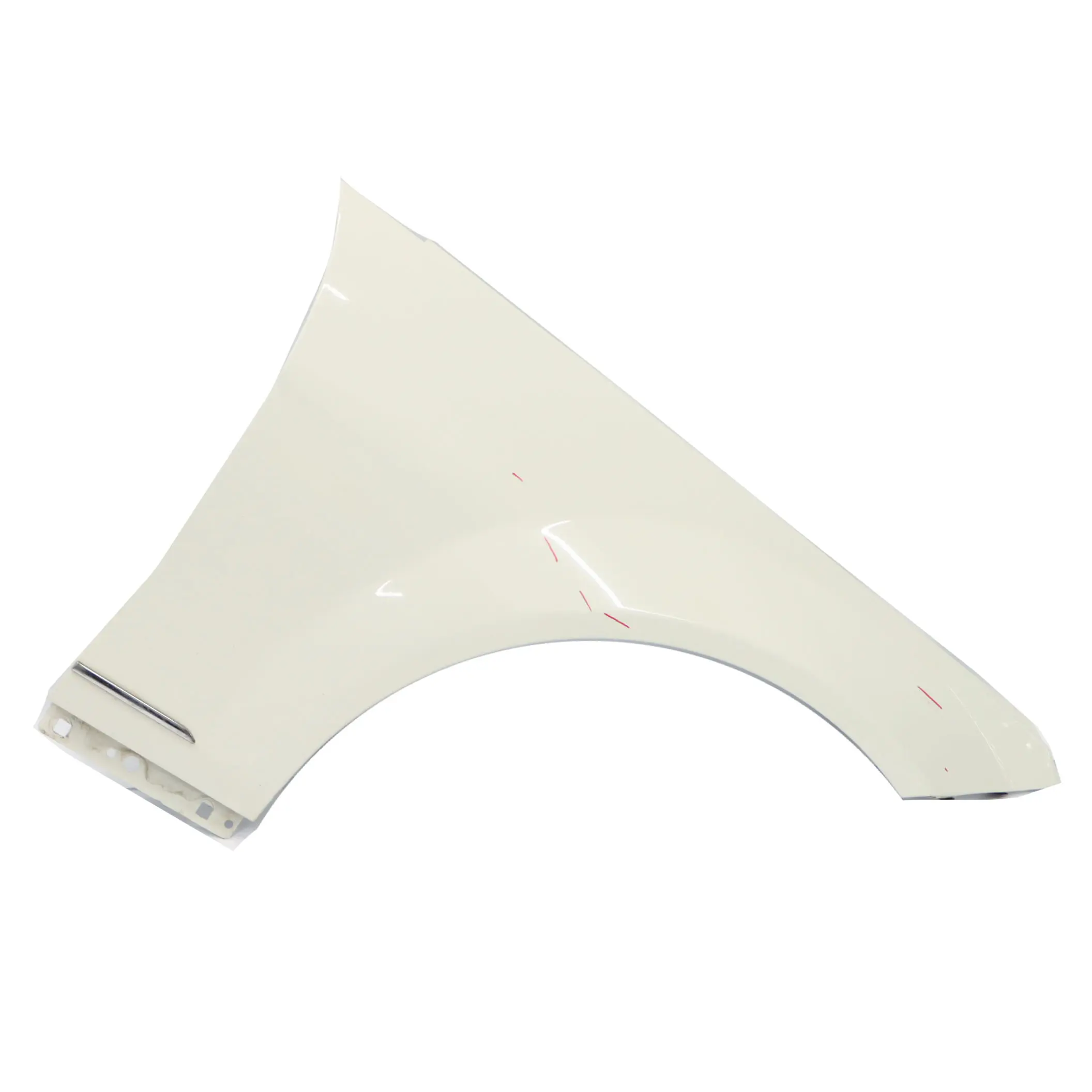 Mercedes W204 Side Wing Panel Front Right O/S Fender Calcite White - 650