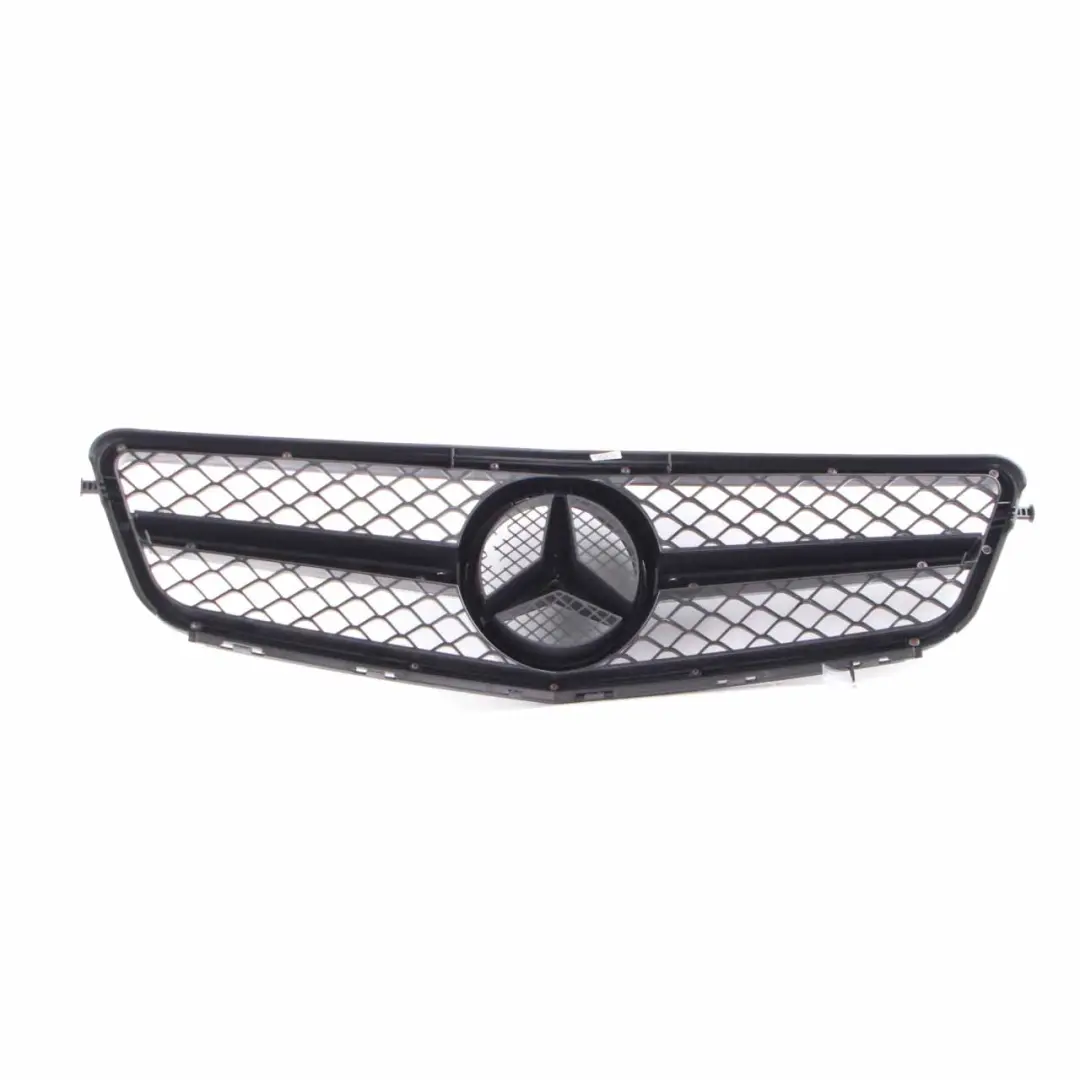 Mercedes C204 Hood Bonnet Grille Front Radiator Beam Trim Panel Black Chrome