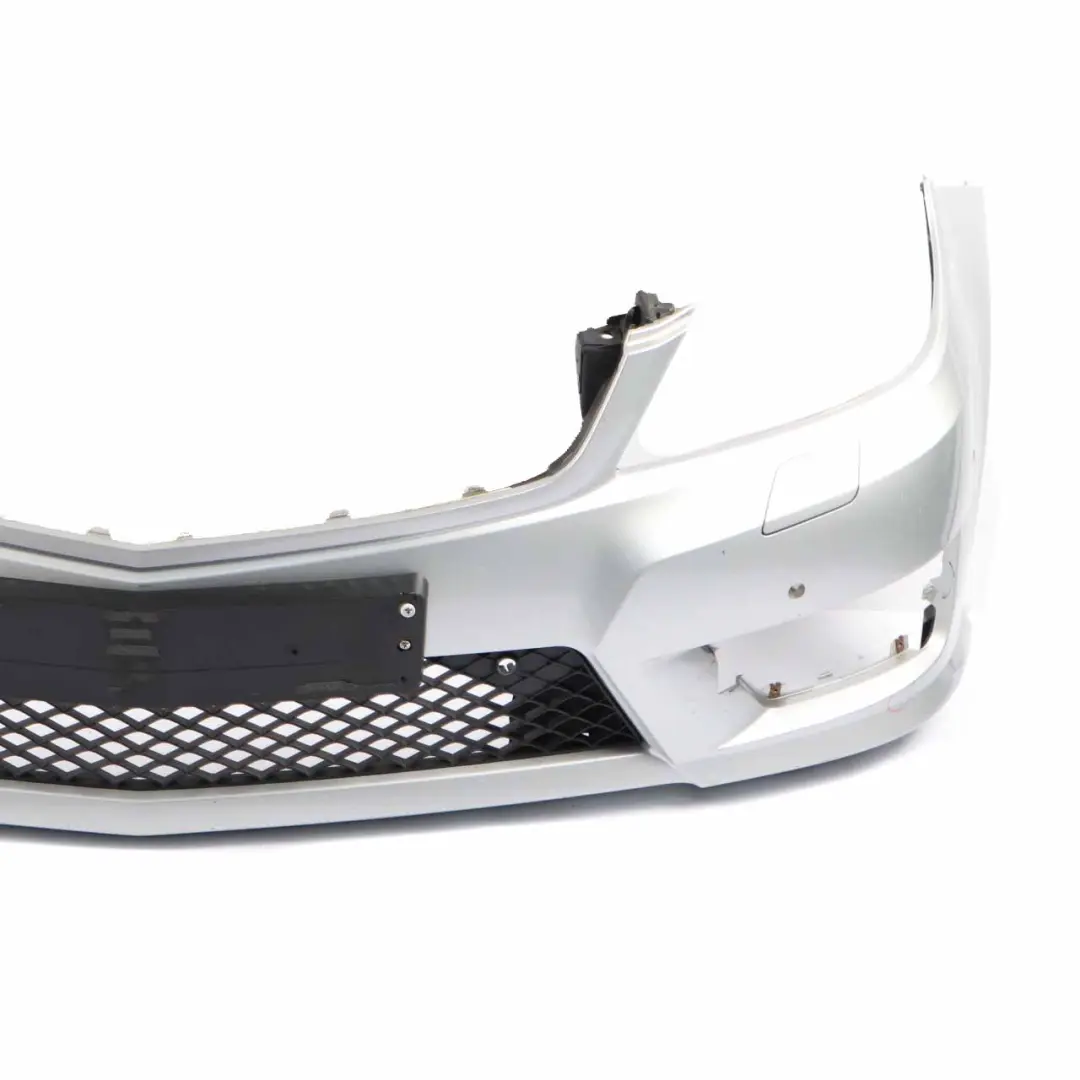 Mercedes W204 Front Bumper AMG Trim Panel Cover Iridium Silver Metallic - 775