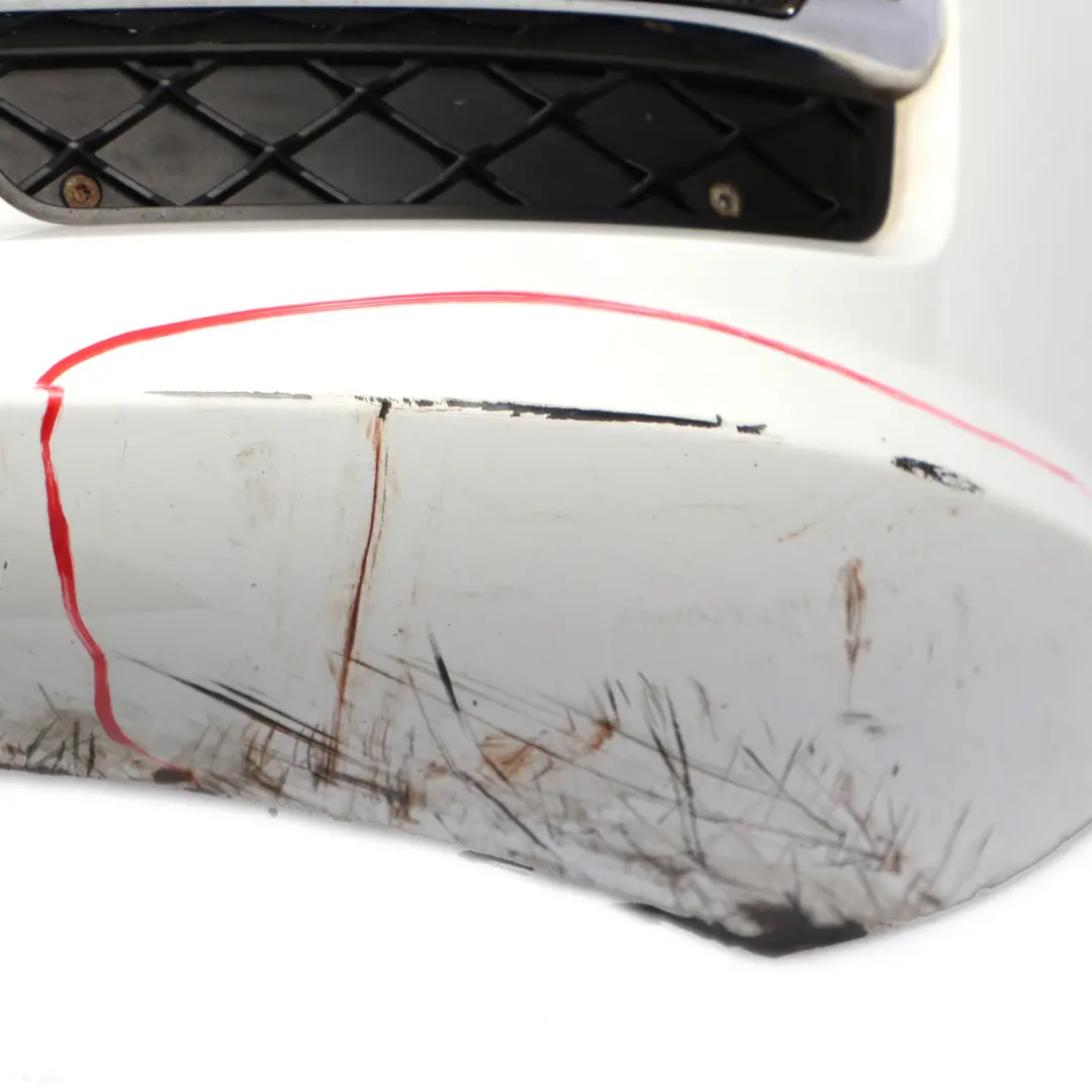 Mercedes W204 Complete Front Bumper AMG Trim Panel Cover Polar White - 149